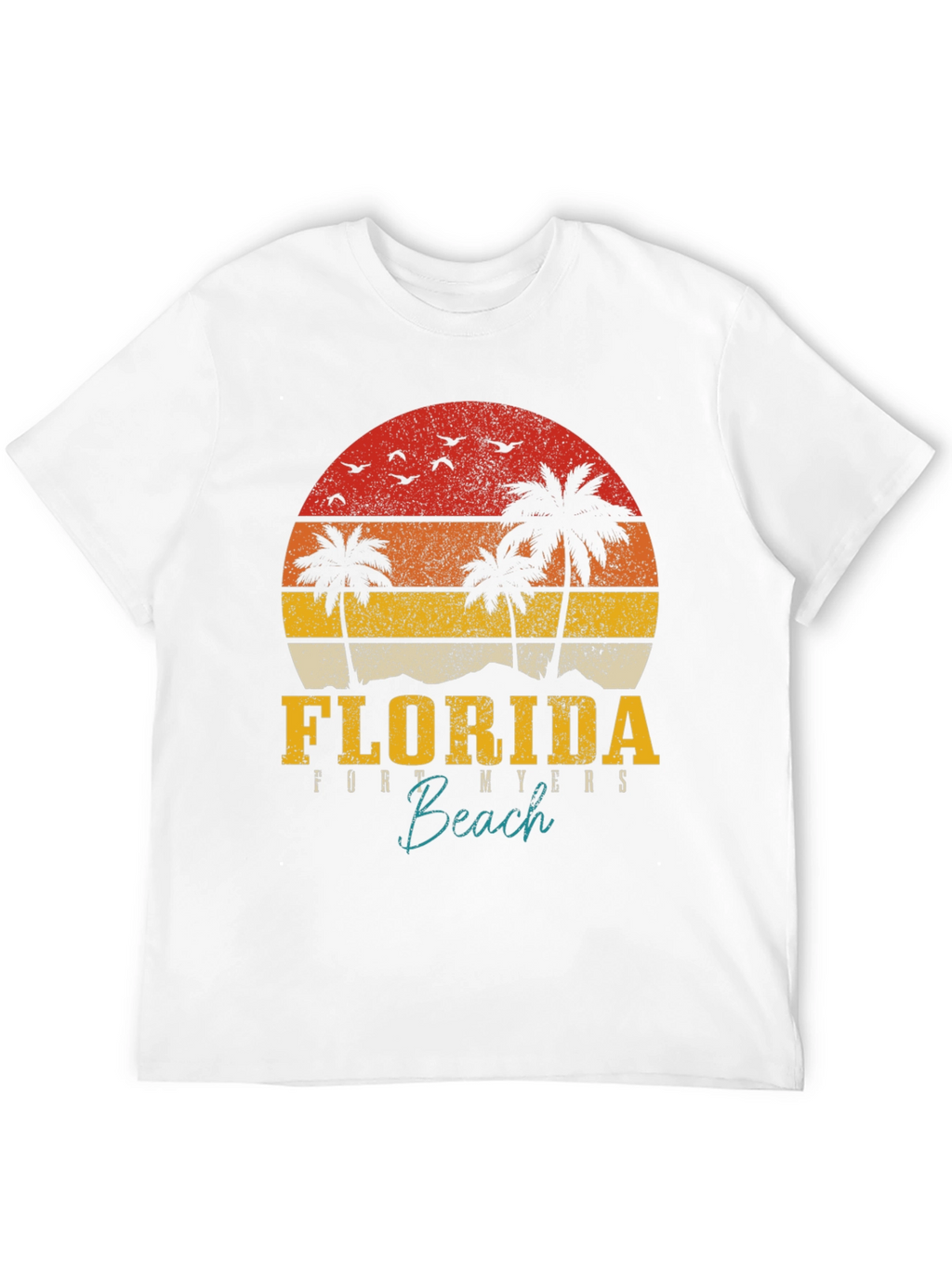 Florida Fort Myers Beach Graphic T-Shirt