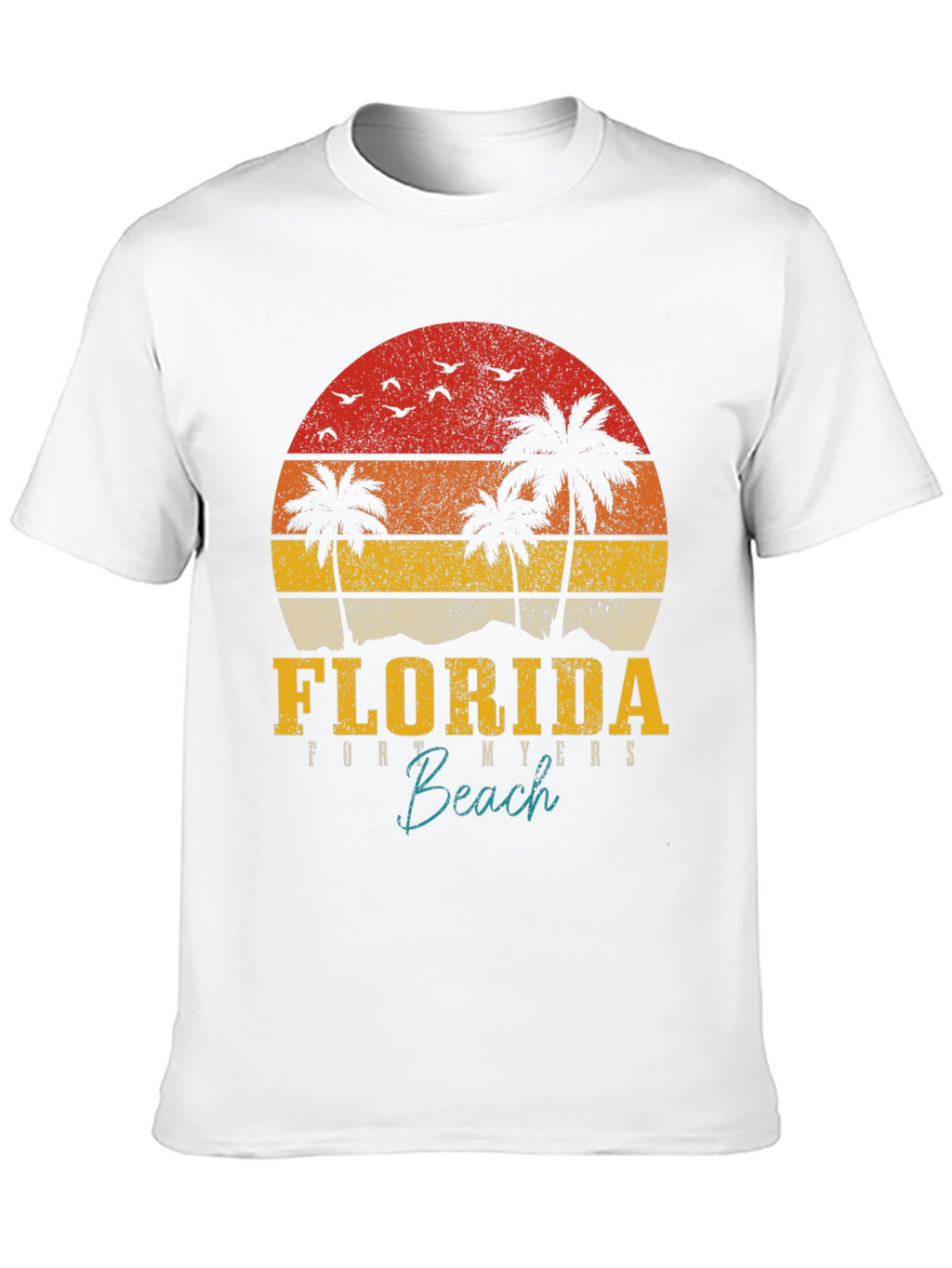 Florida Fort Myers Beach Graphic T-Shirt