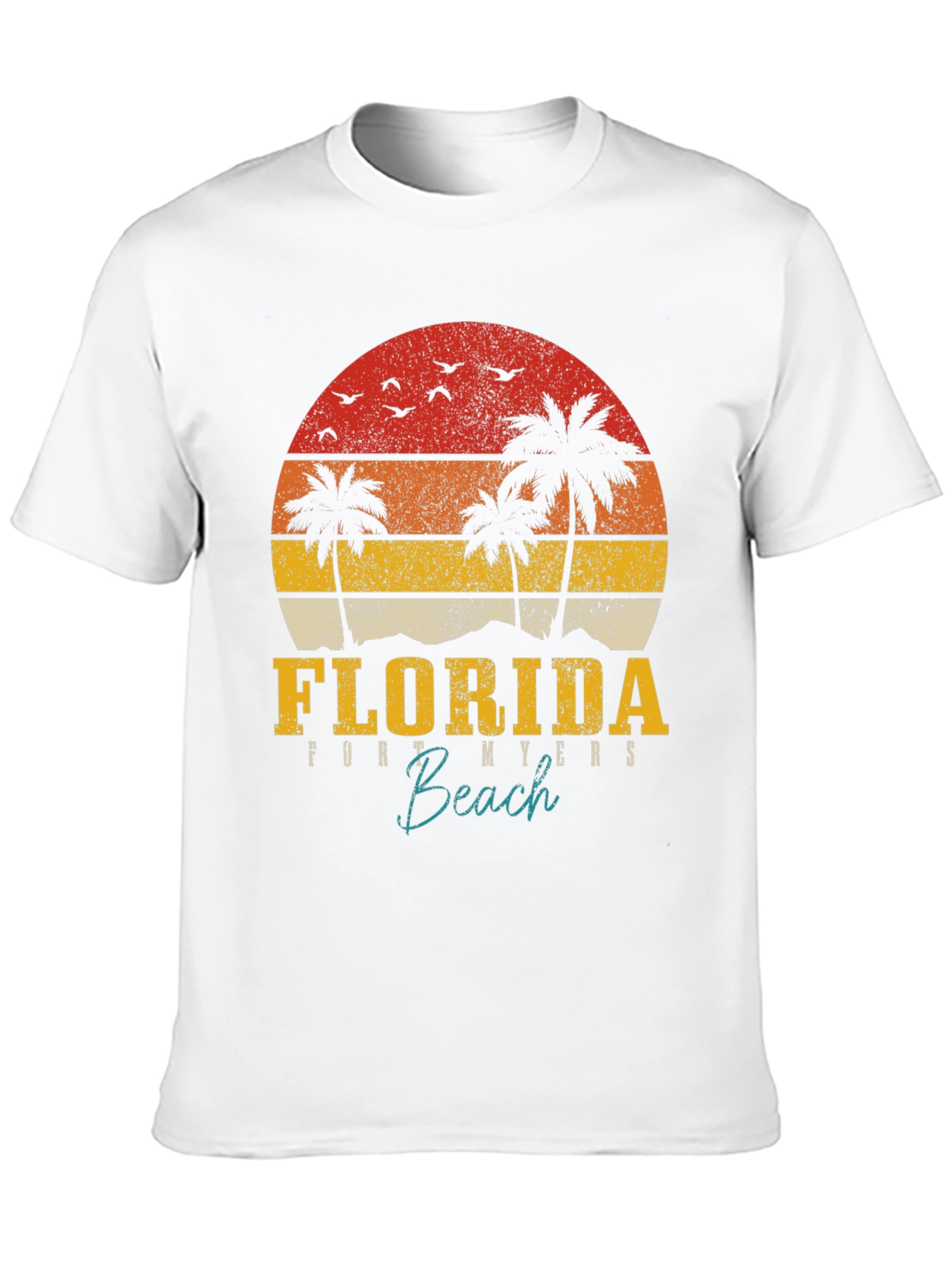 Florida Fort Myers Beach Graphic T-Shirt