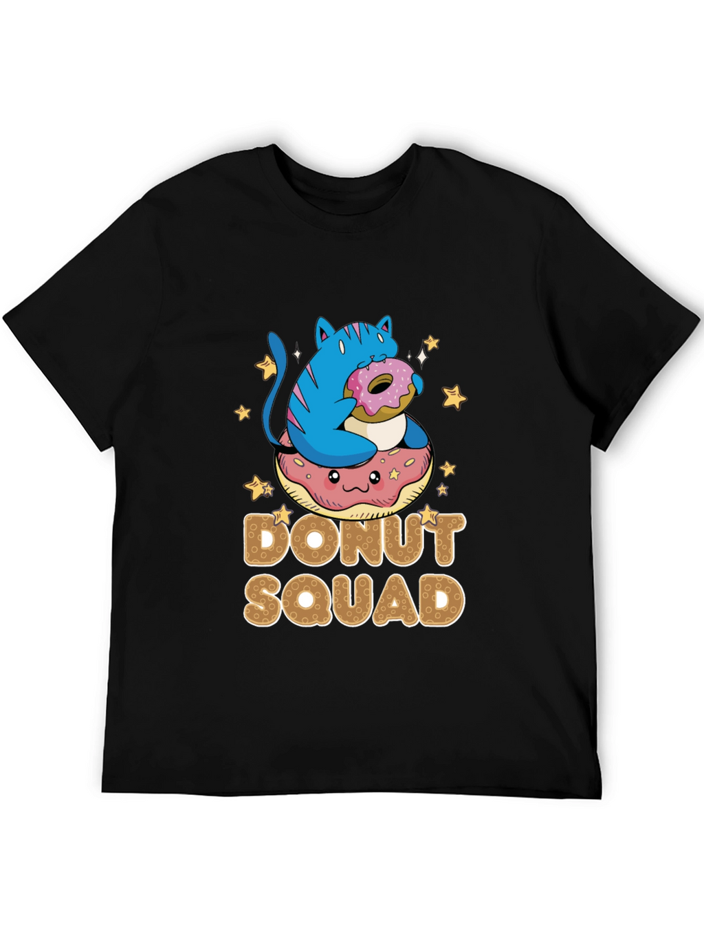 Donut Squad T-Shirt - Cat & Donut Graphic Tee