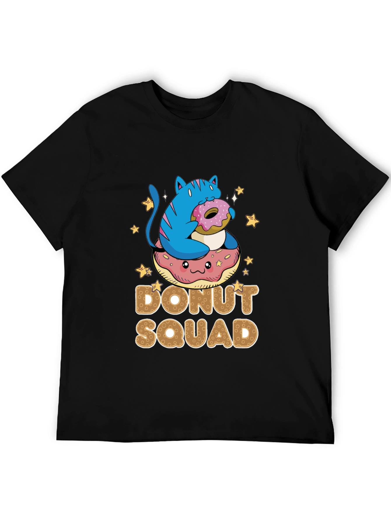 Donut Squad T-Shirt - Cat & Donut Graphic Tee