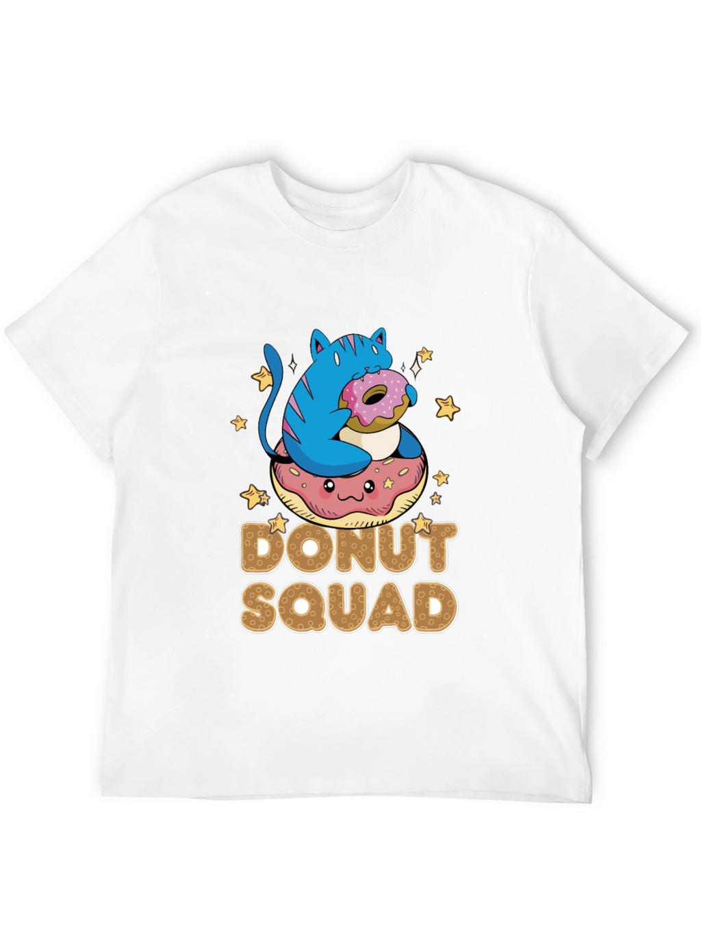 Donut Squad T-Shirt - Cat & Donut Graphic Tee