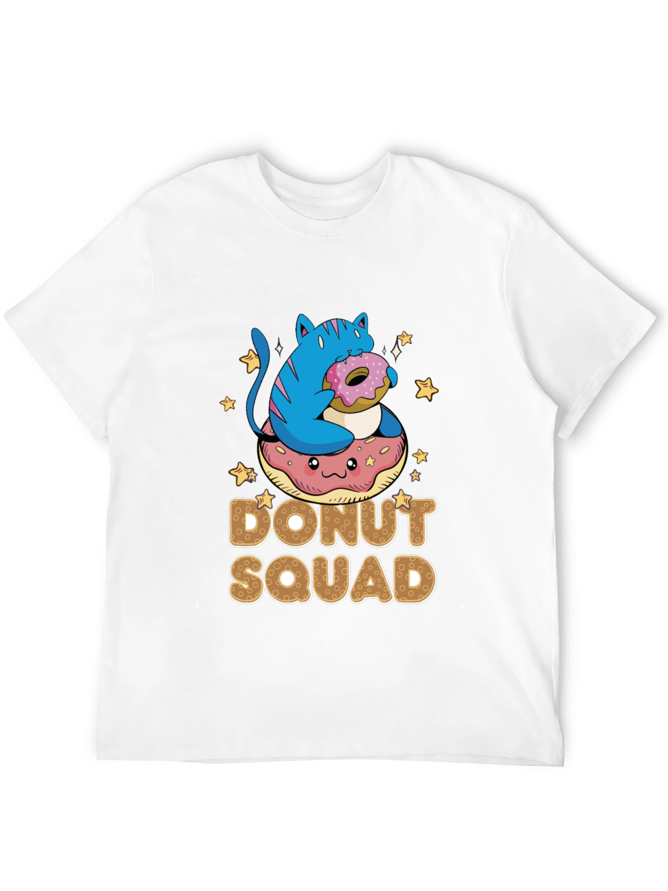 Donut Squad T-Shirt - Cat & Donut Graphic Tee