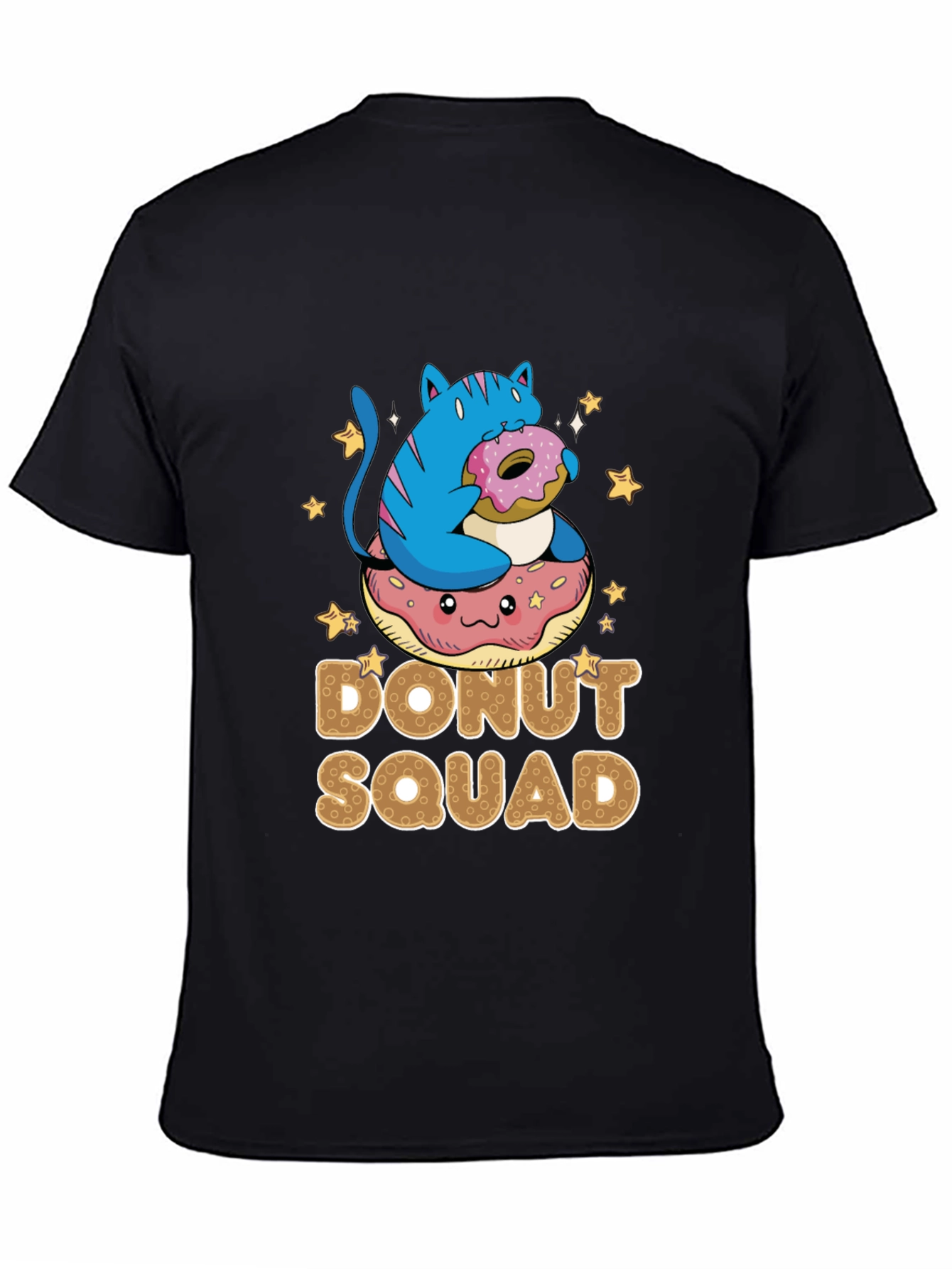 Donut Squad T-Shirt - Cat & Donut Graphic Tee