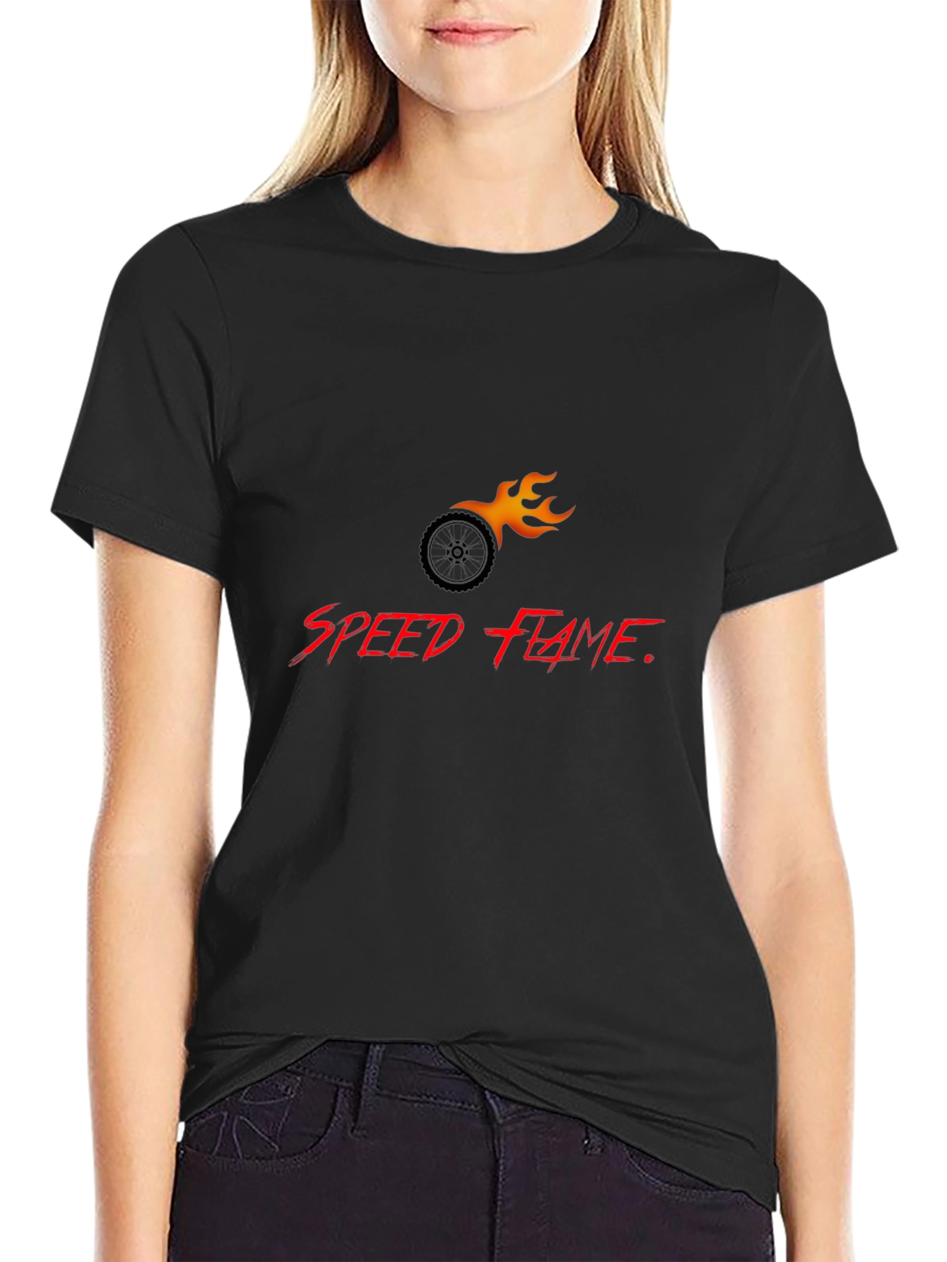 Speed Flame Graphic T-Shirt