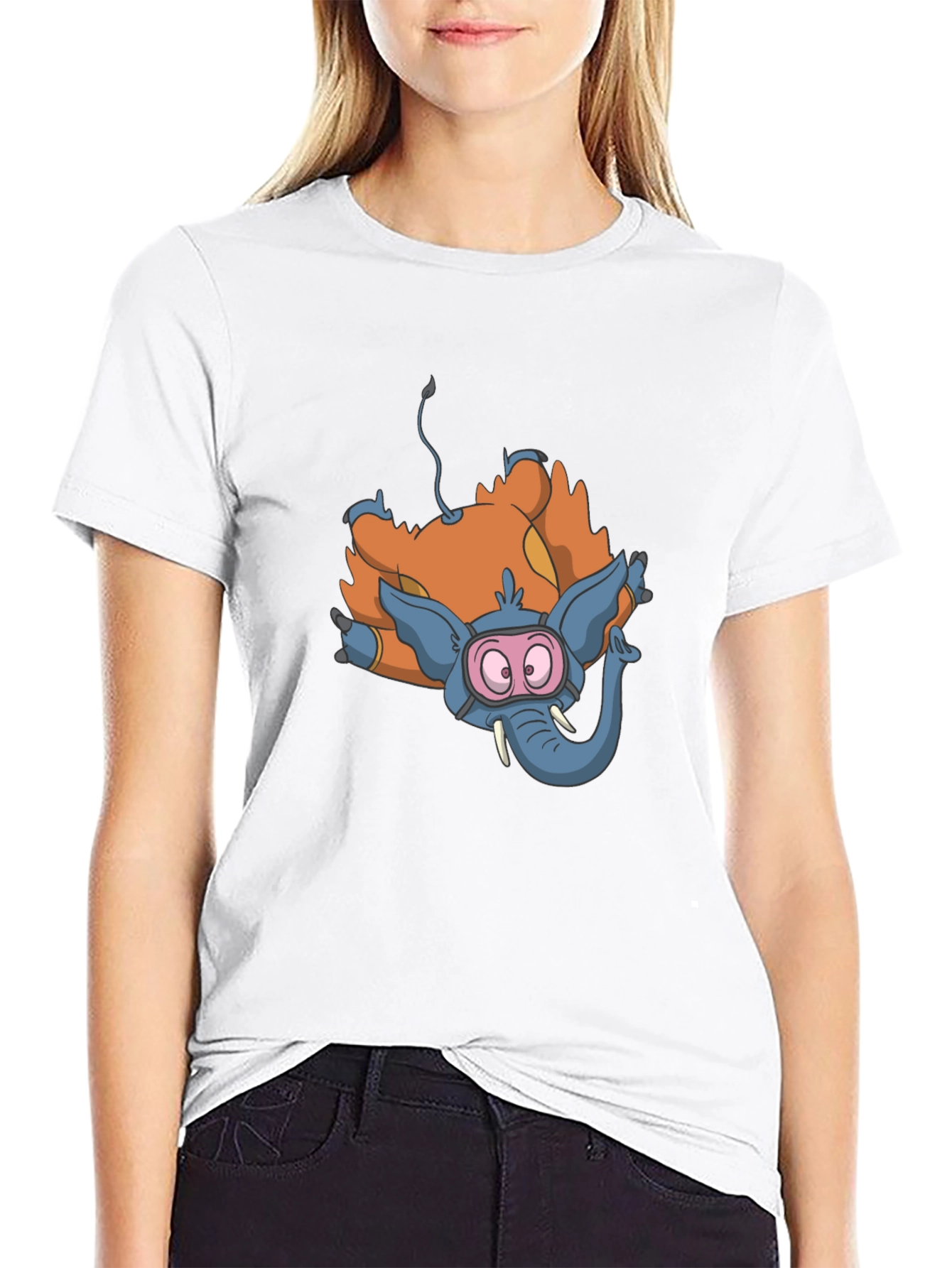 Cartoon Elephant T-Shirt