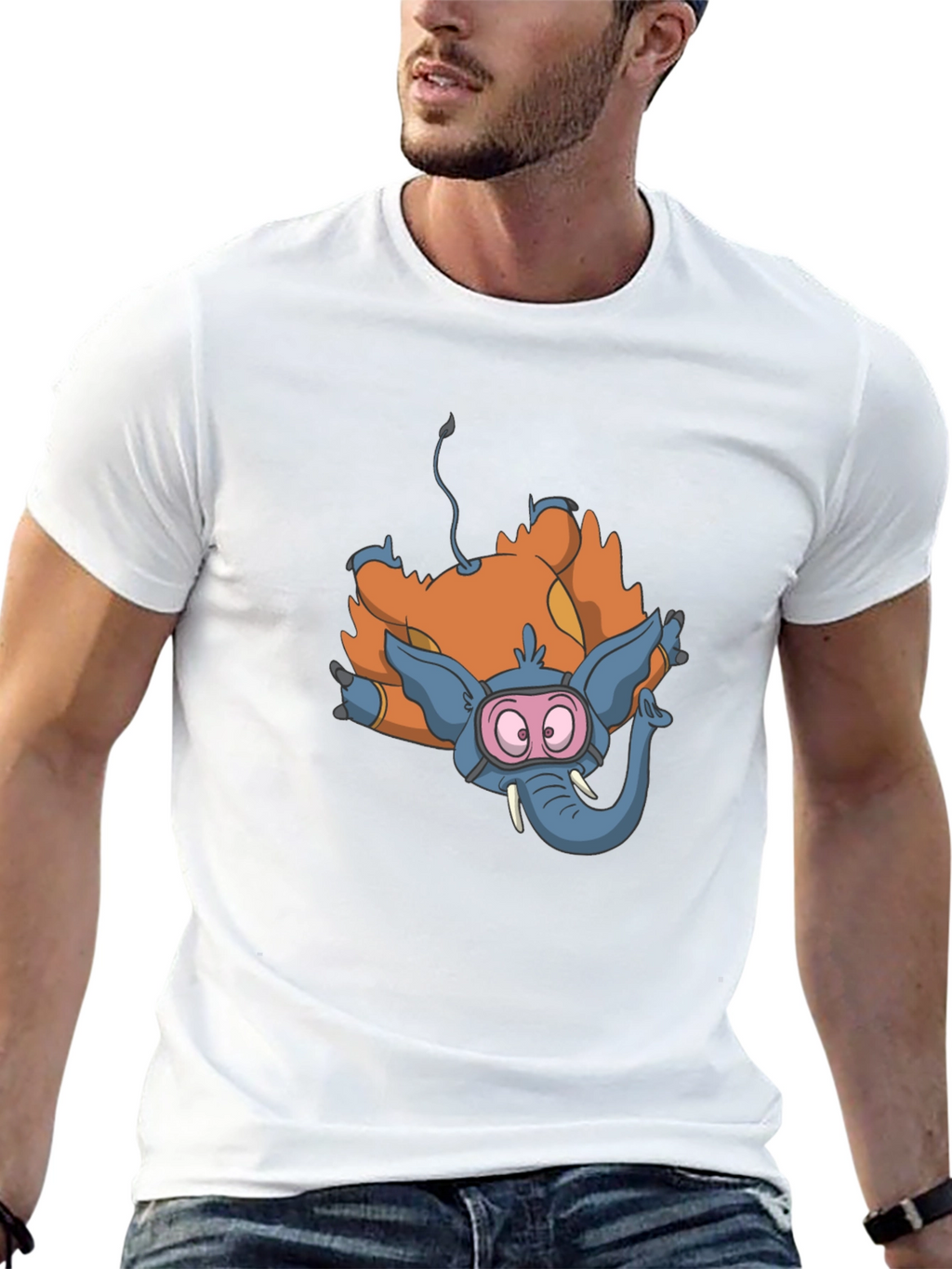 Cartoon Elephant T-Shirt