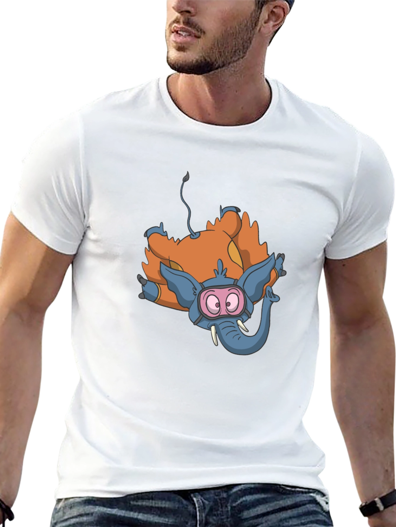 Cartoon Elephant T-Shirt