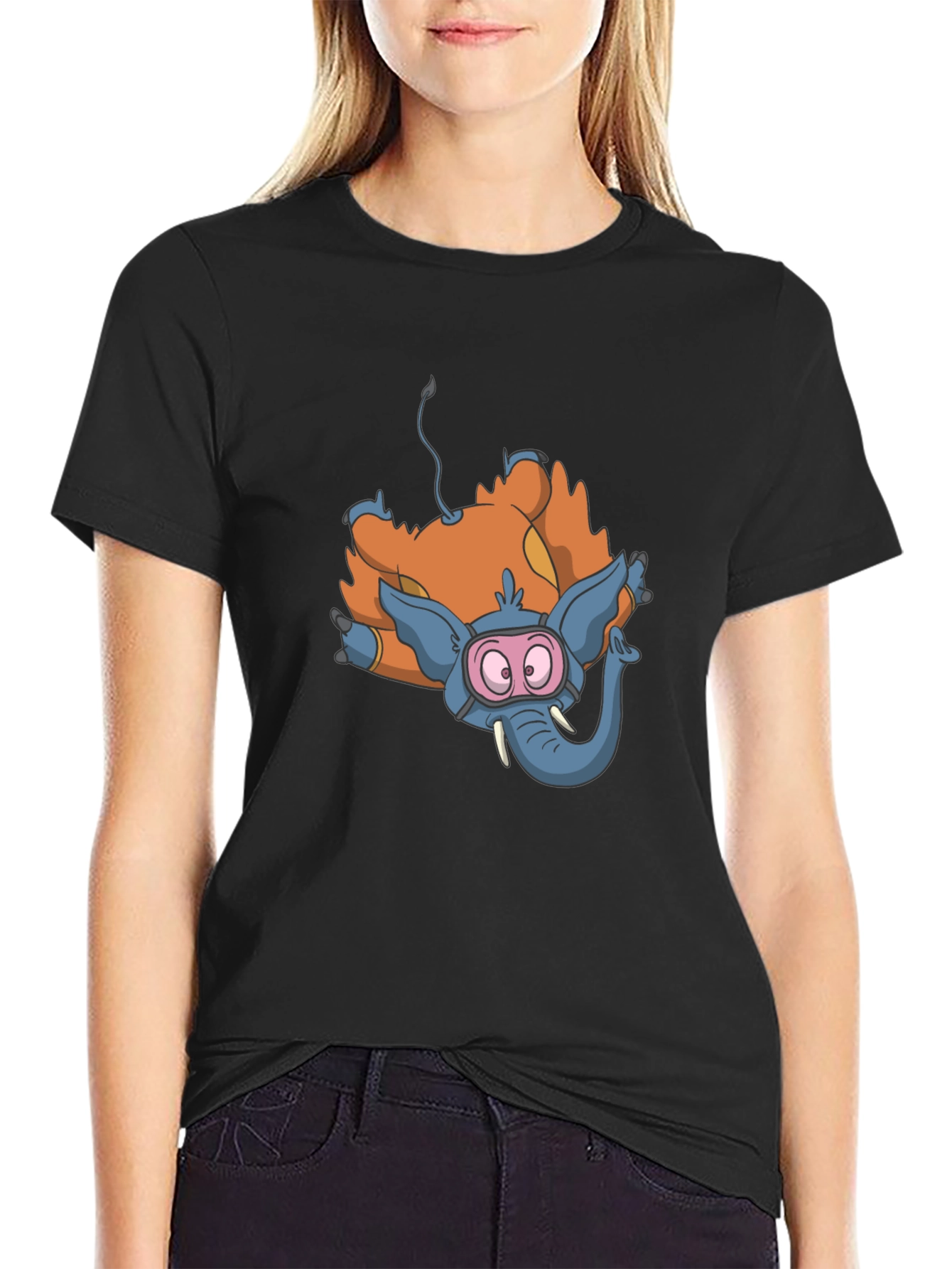 Cartoon Elephant T-Shirt