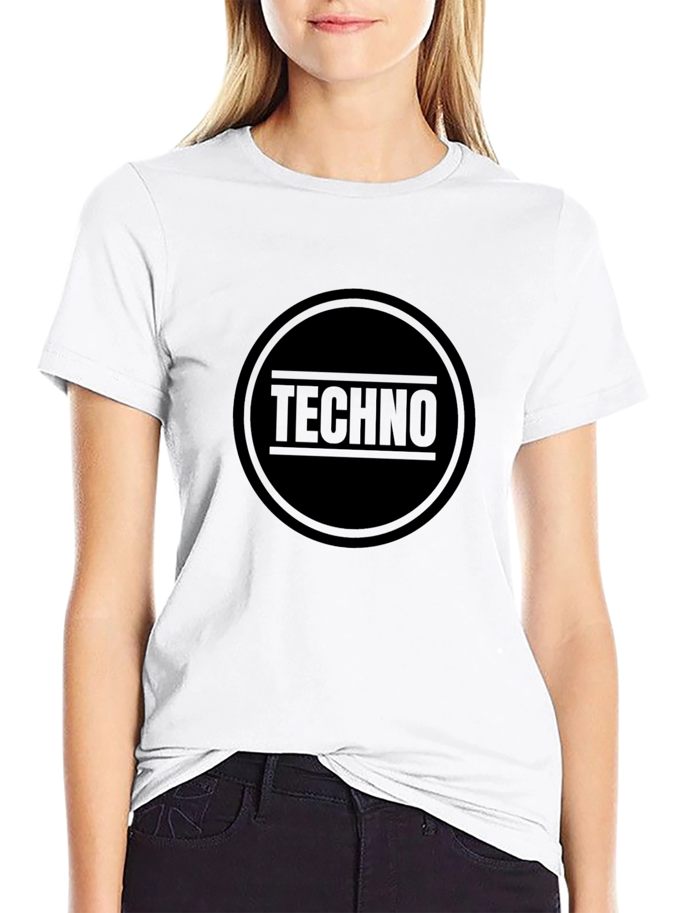 Techno Music T-Shirt - Black Graphic Tee