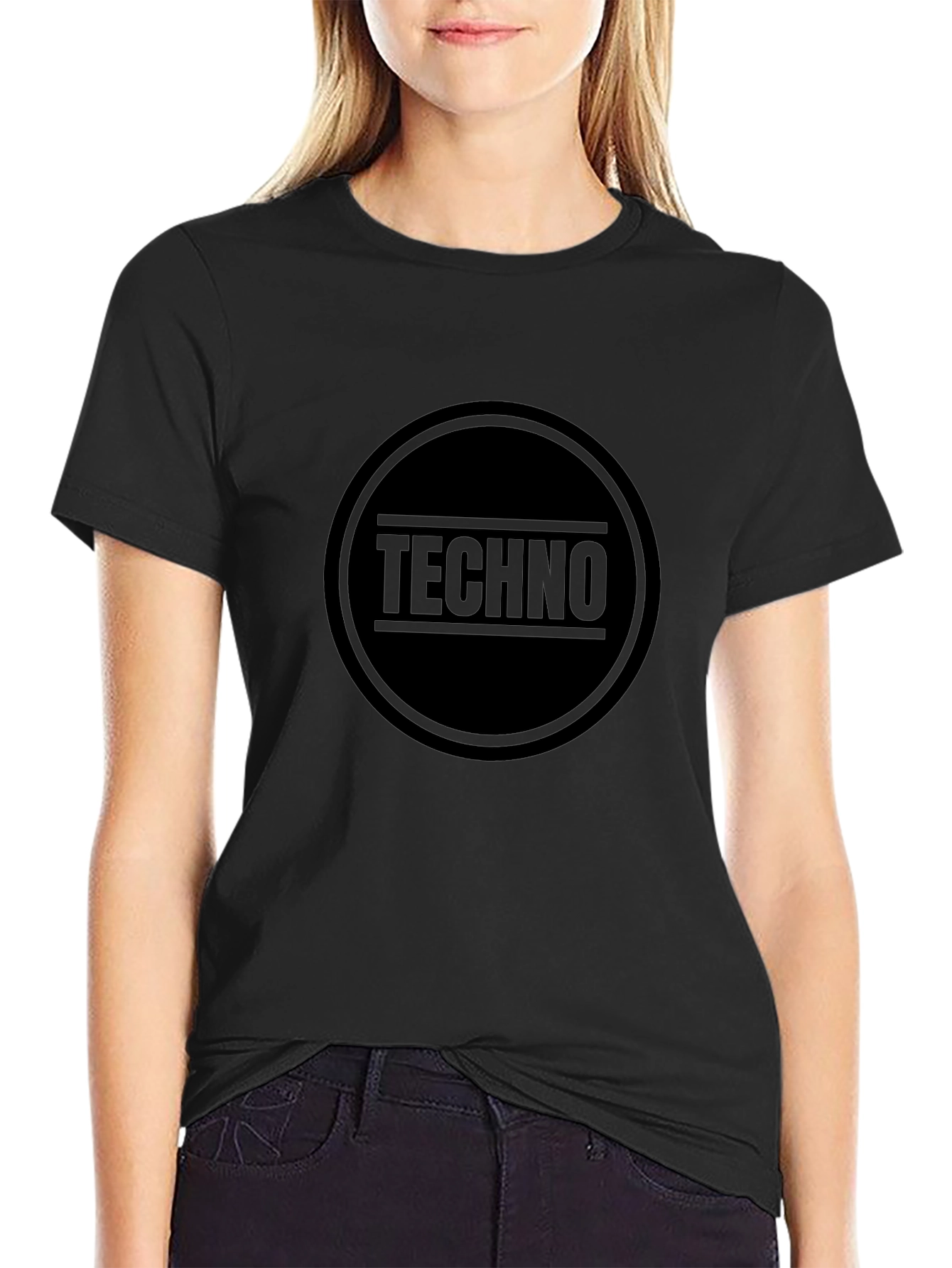 Techno Music T-Shirt - Black Graphic Tee