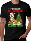 Christmas Dog Pajama Shirt