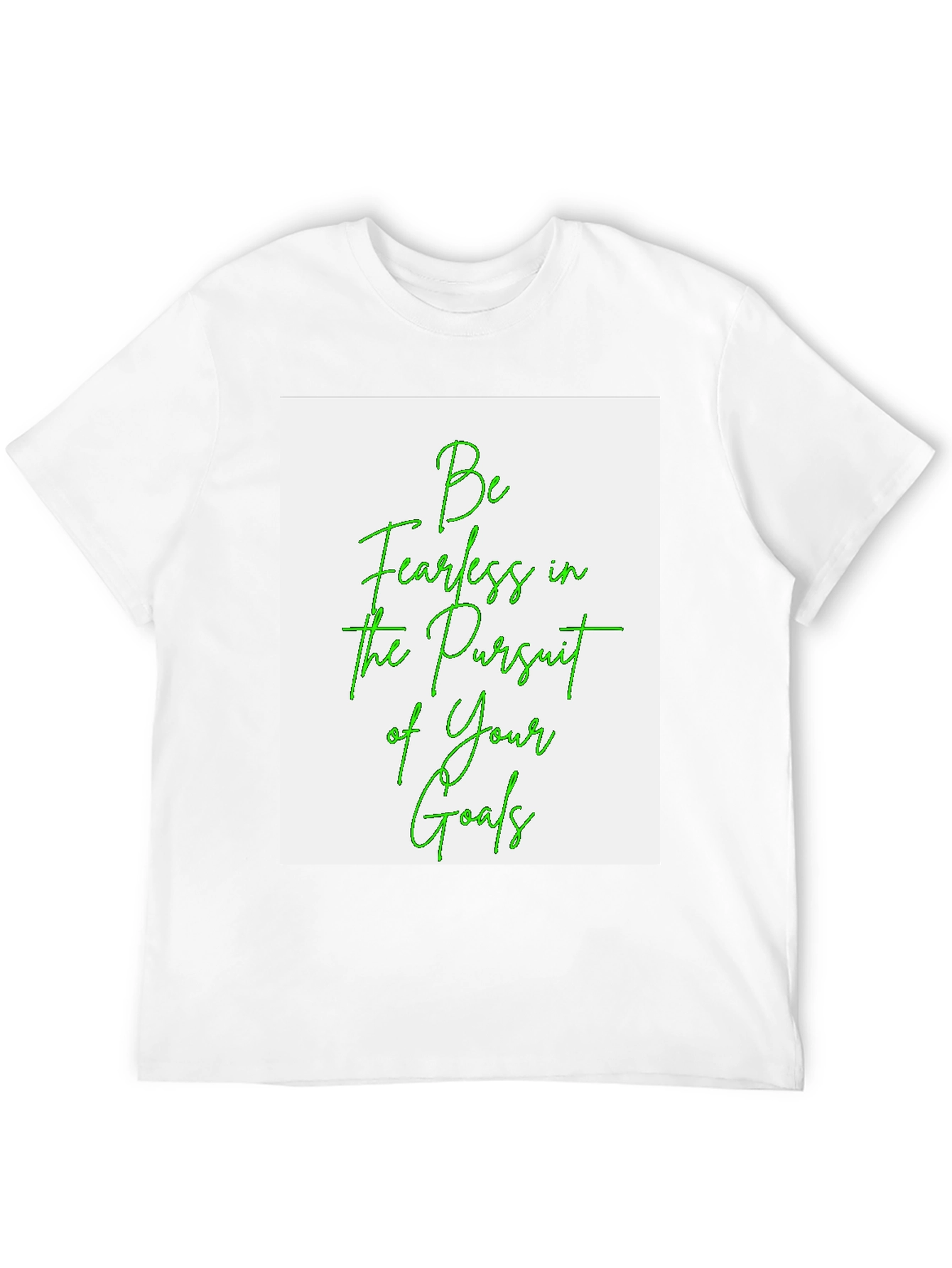 Fearless Goals Graphic Tee - Black