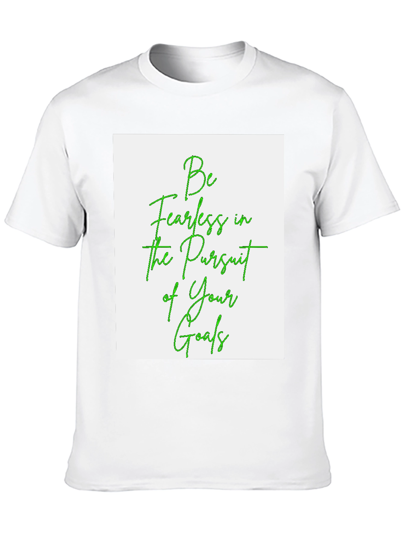 Fearless Goals Graphic Tee - Black