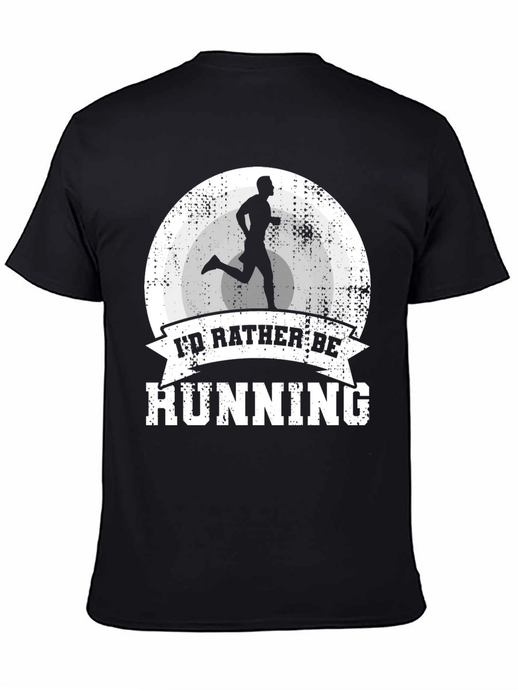 Id Rather Be Running Mens Graphic Tee