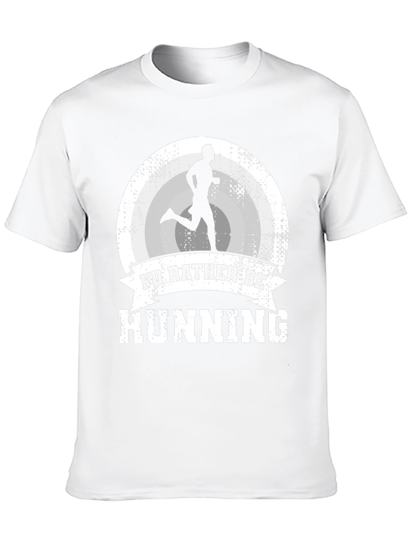 Id Rather Be Running Mens Graphic Tee