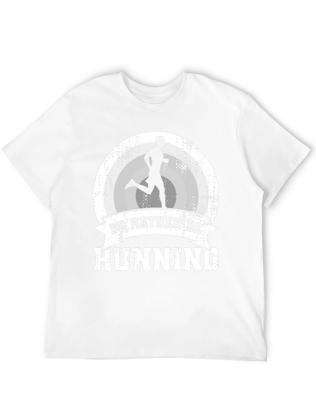 Id Rather Be Running Mens Graphic Tee