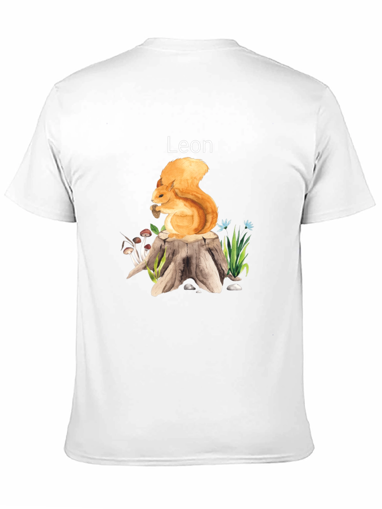Squirrel Leon T-Shirt - Nature Lover Tee