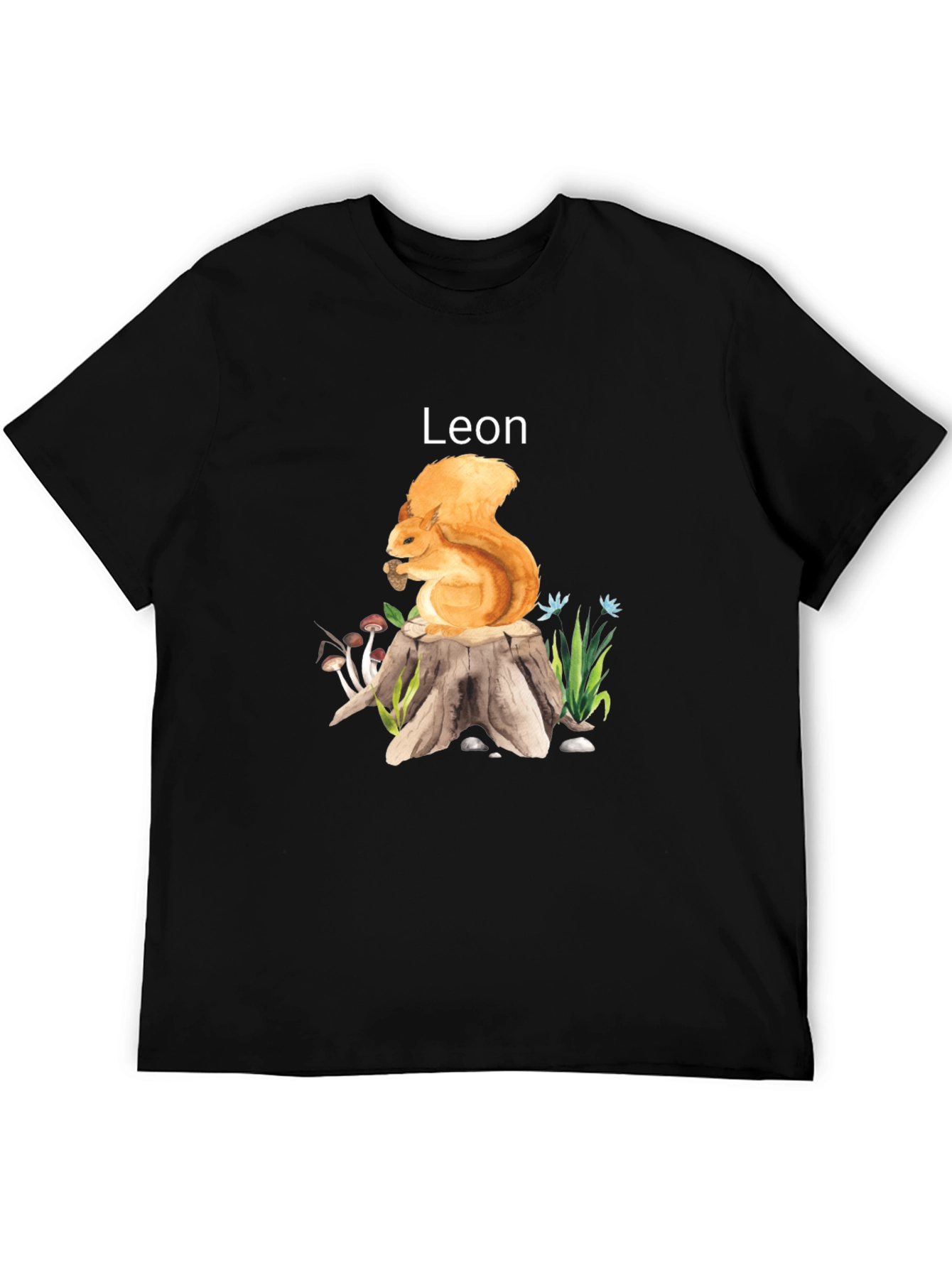 Squirrel Leon T-Shirt - Nature Lover Tee