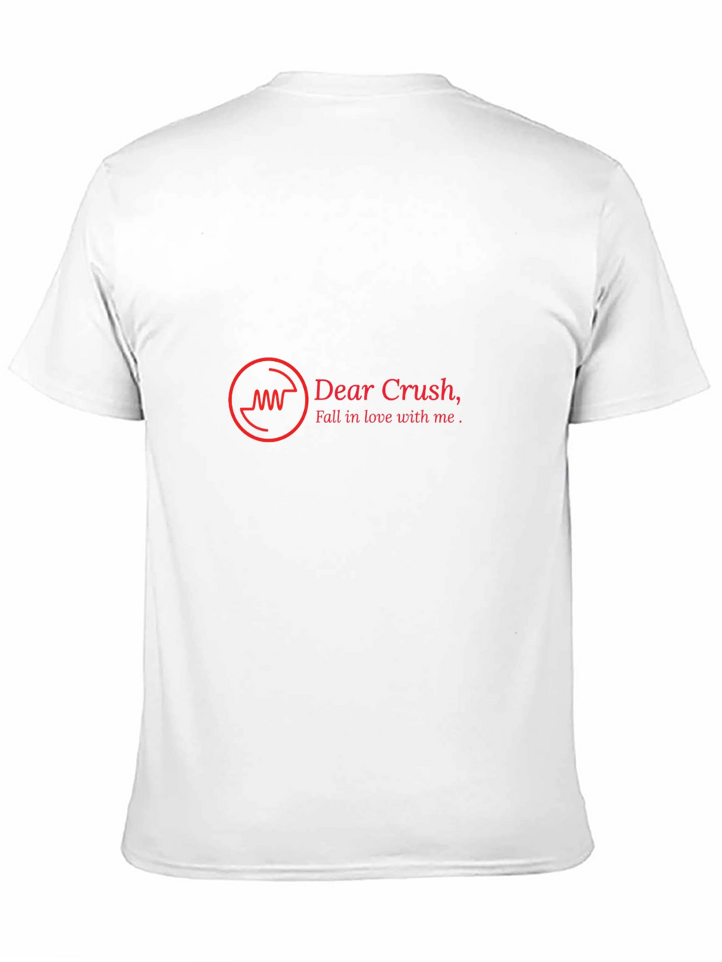 Dear Crush Mens Black Graphic Tee