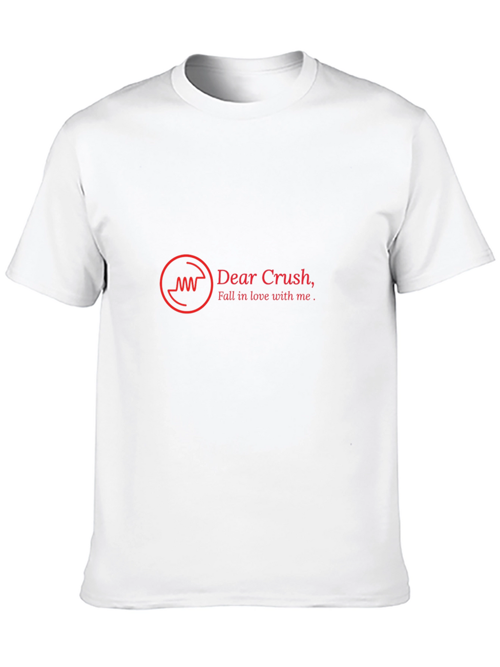 Dear Crush Mens Black Graphic Tee