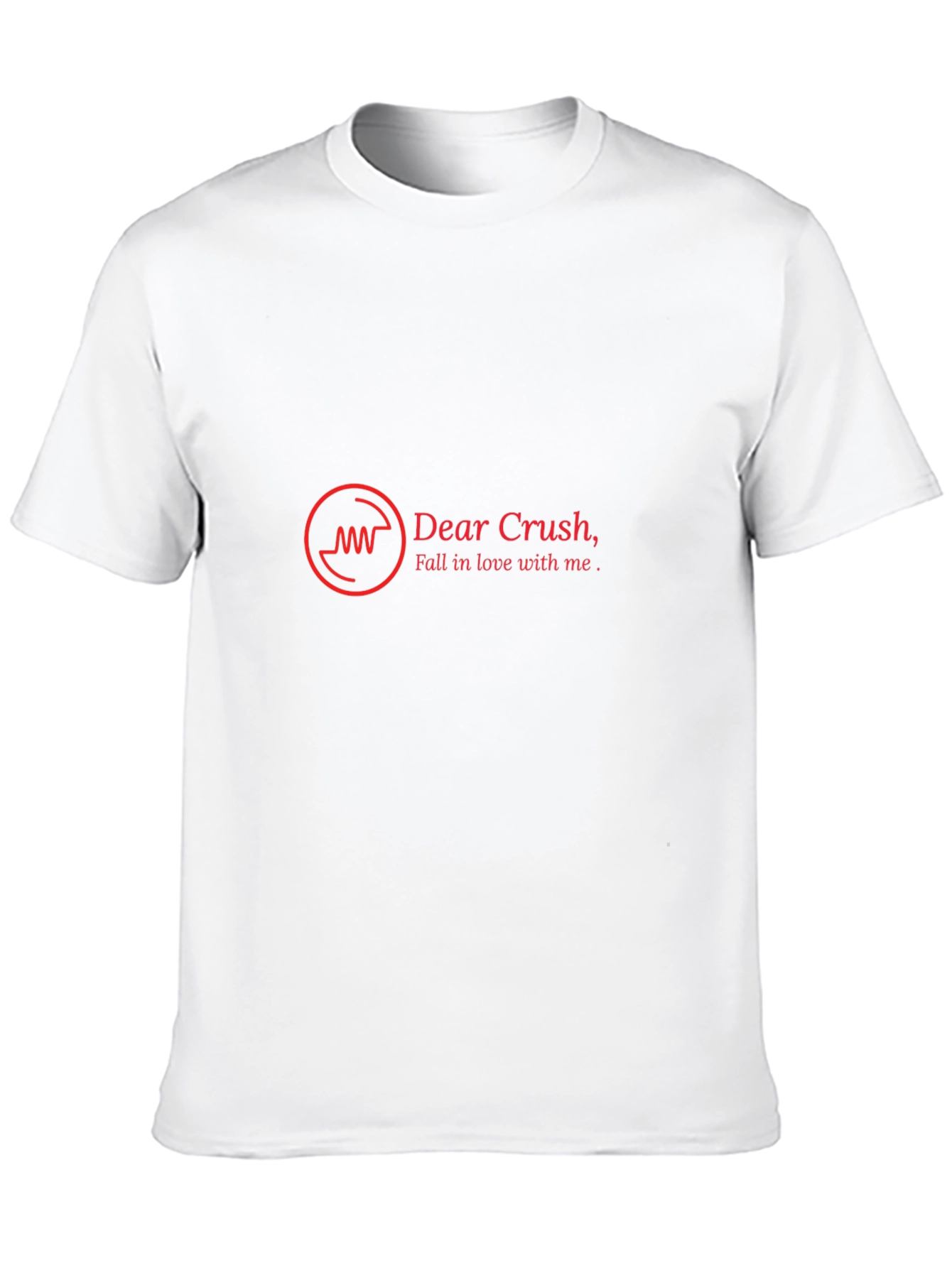 Dear Crush Mens Black Graphic Tee