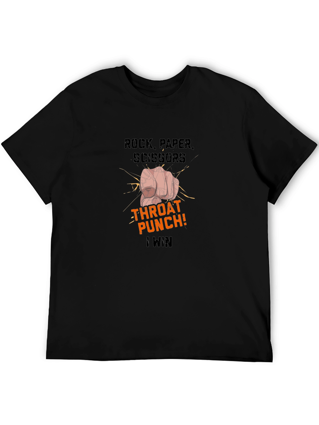 Rock Paper Scissors Throat Punch T-Shirt