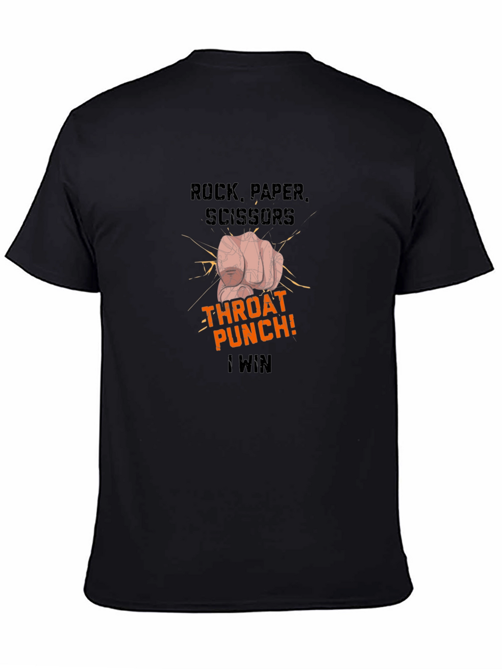 Rock Paper Scissors Throat Punch T-Shirt