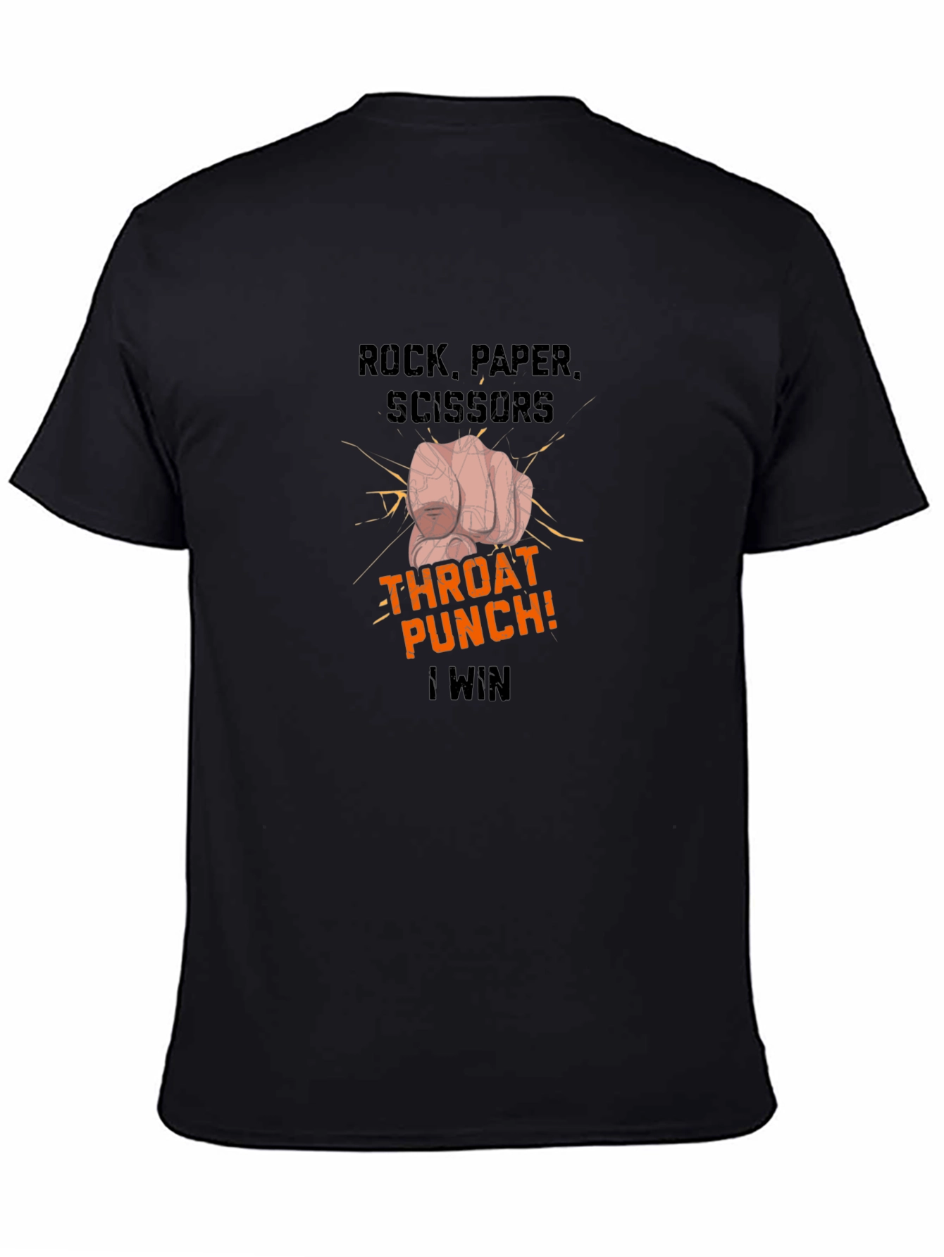 Rock Paper Scissors Throat Punch T-Shirt