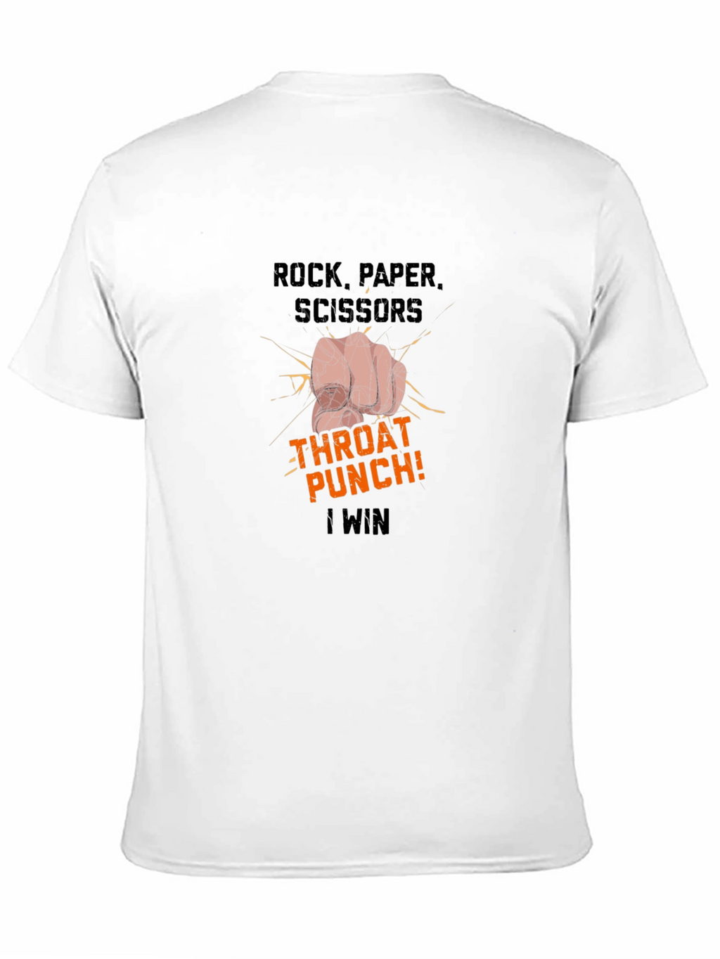 Rock Paper Scissors Throat Punch T-Shirt