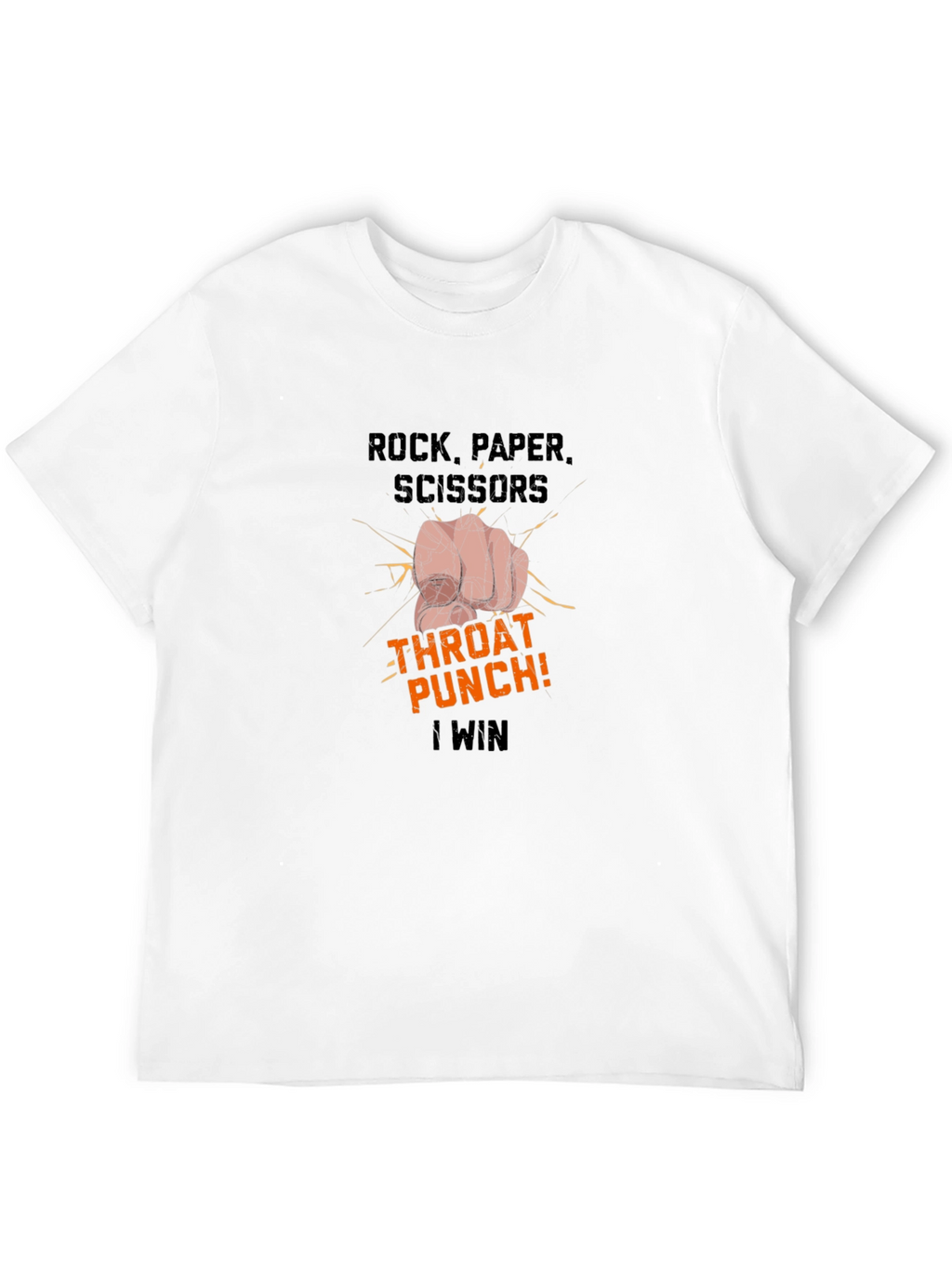 Rock Paper Scissors Throat Punch T-Shirt