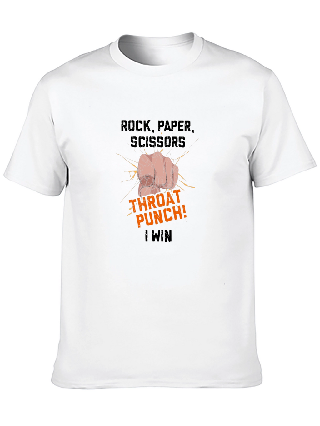 Rock Paper Scissors Throat Punch T-Shirt