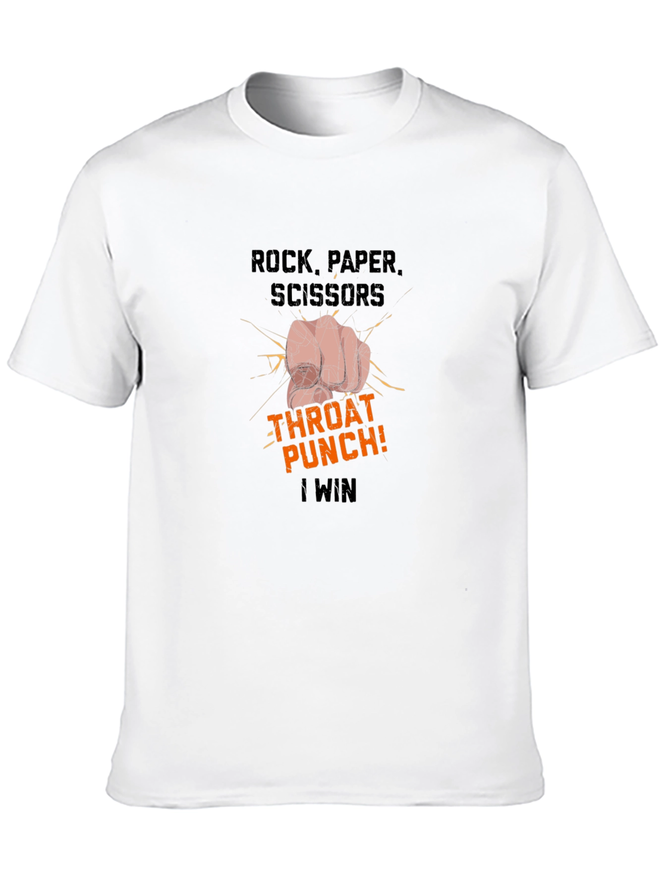 Rock Paper Scissors Throat Punch T-Shirt
