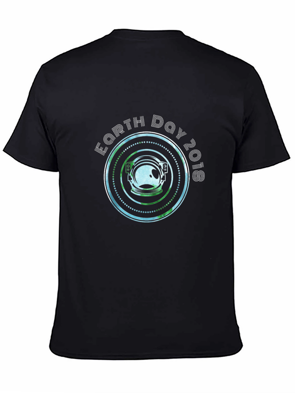 Earth Day 2018 Astronaut Helmet Graphic T-Shirt