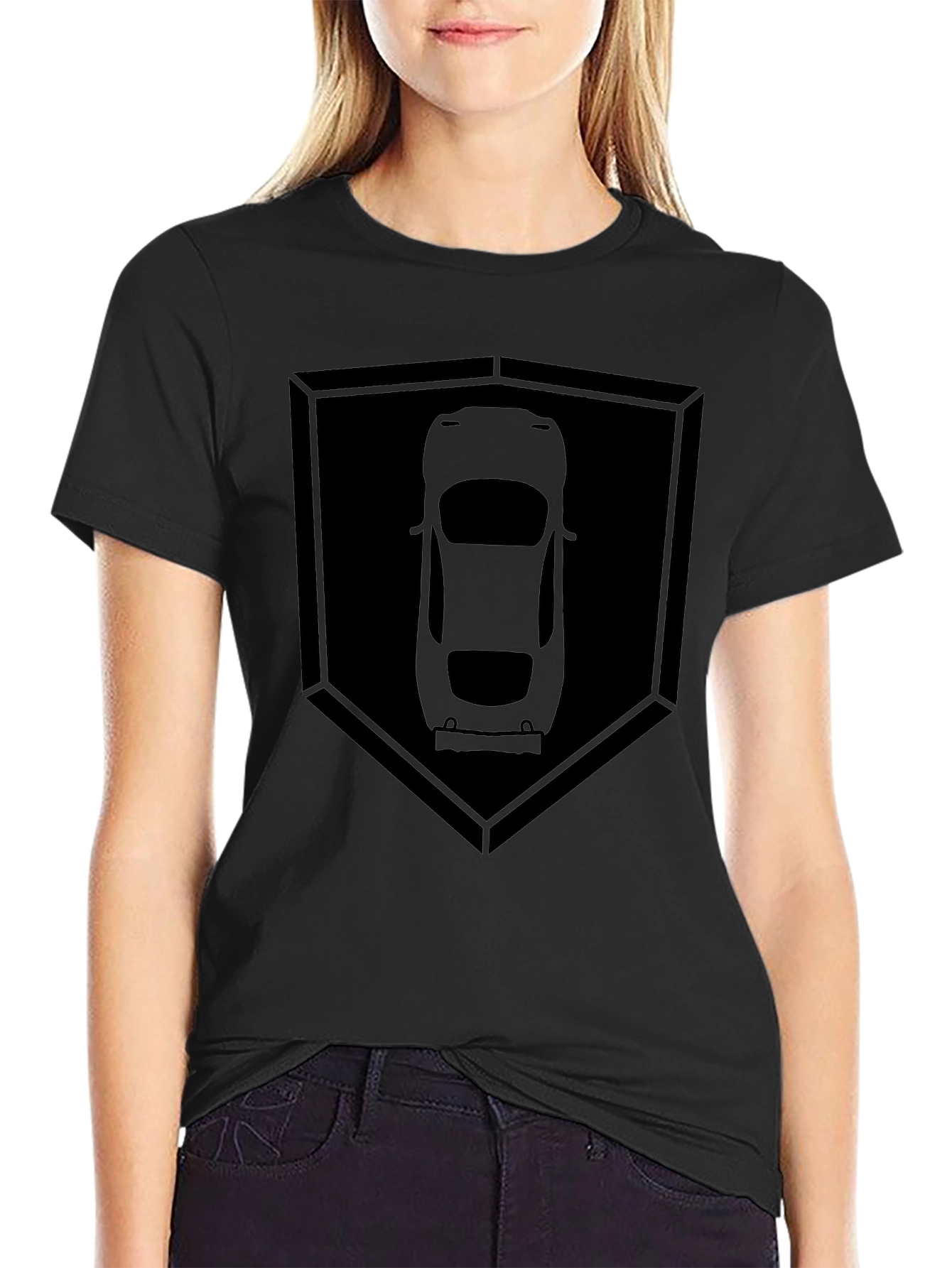 Car Silhouette Shield T-Shirt