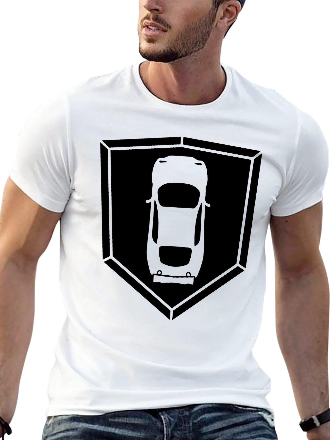 Car Silhouette Shield T-Shirt