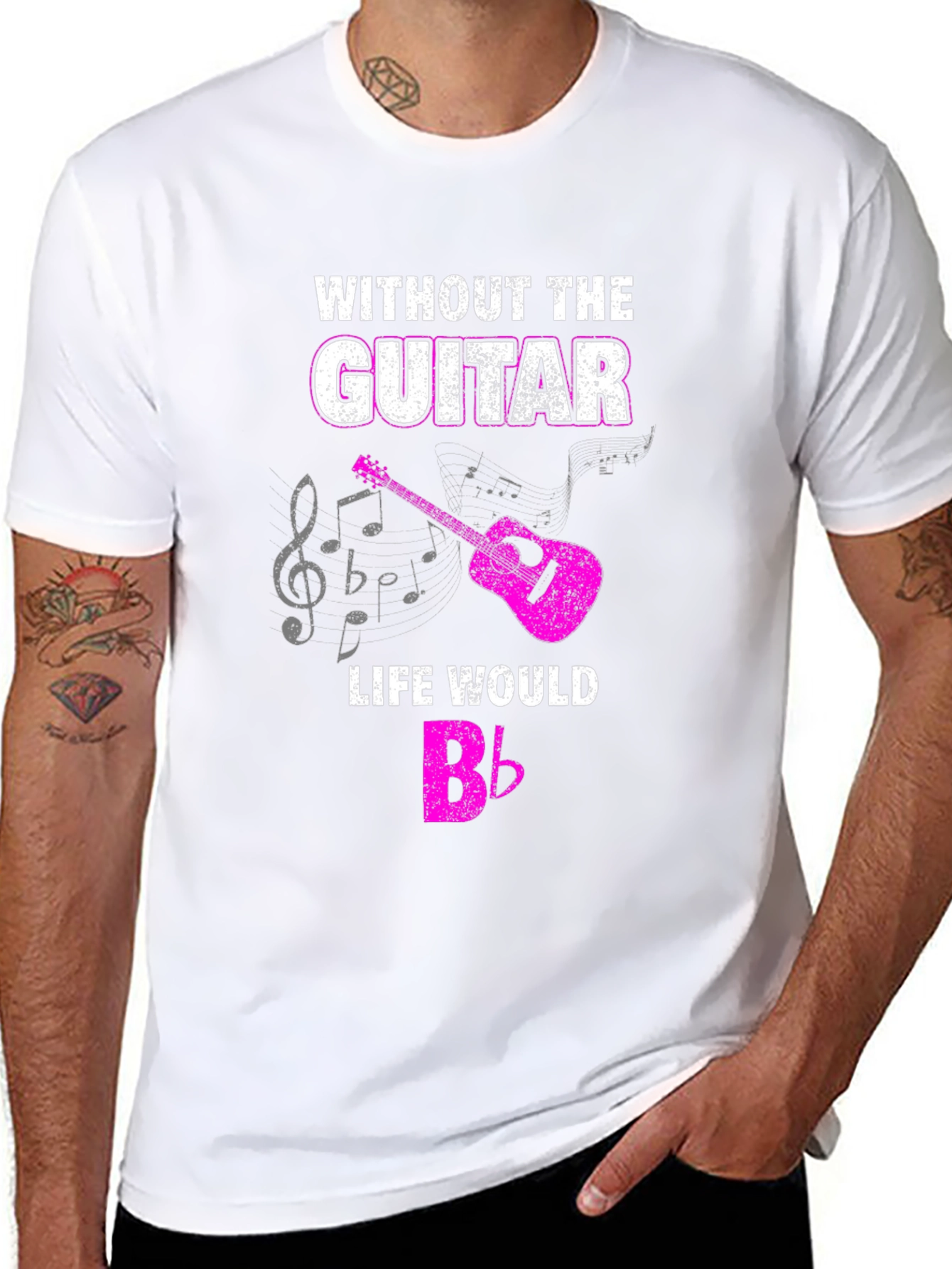 Guitar Lovers T-Shirt: Life Would B♭