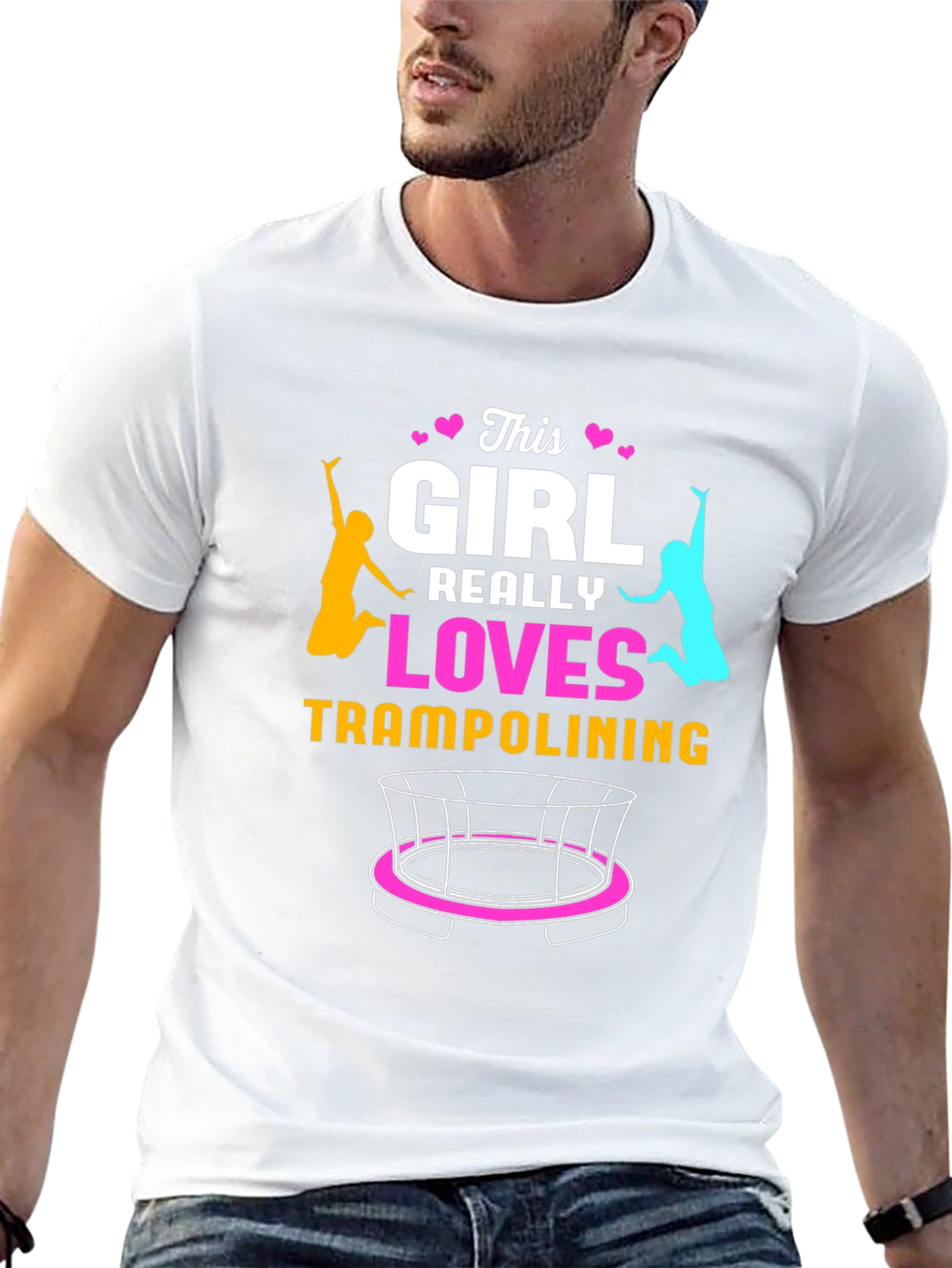This Girl Loves Trampolining T-Shirt