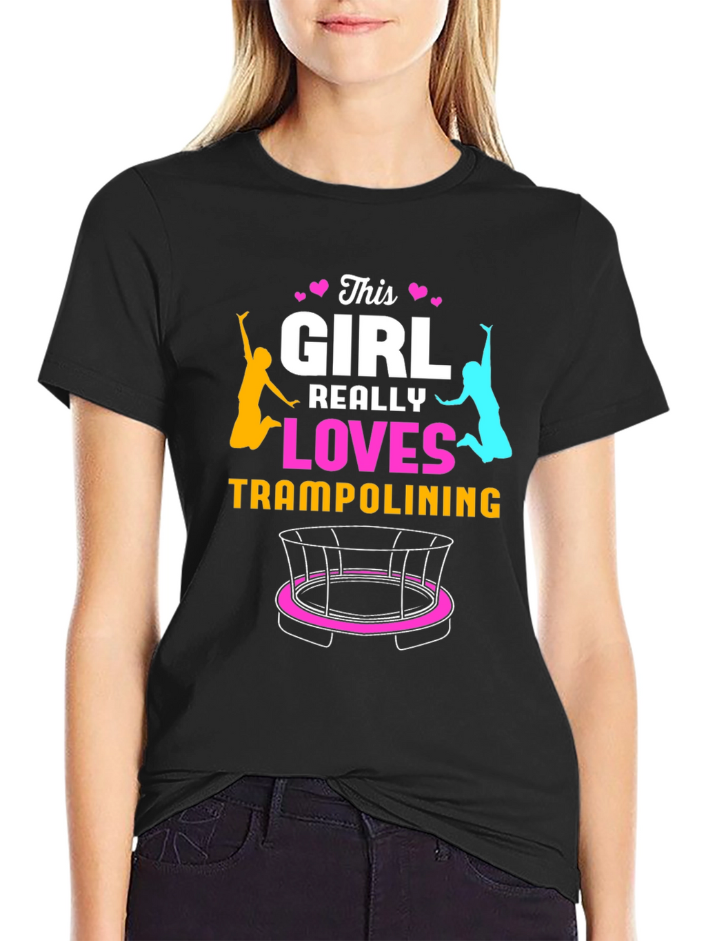 This Girl Loves Trampolining T-Shirt