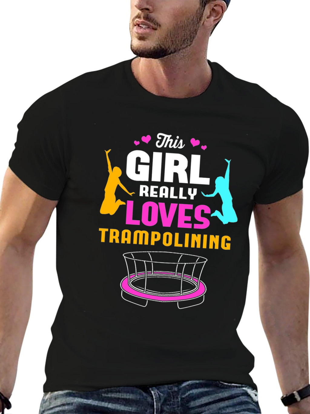 This Girl Loves Trampolining T-Shirt