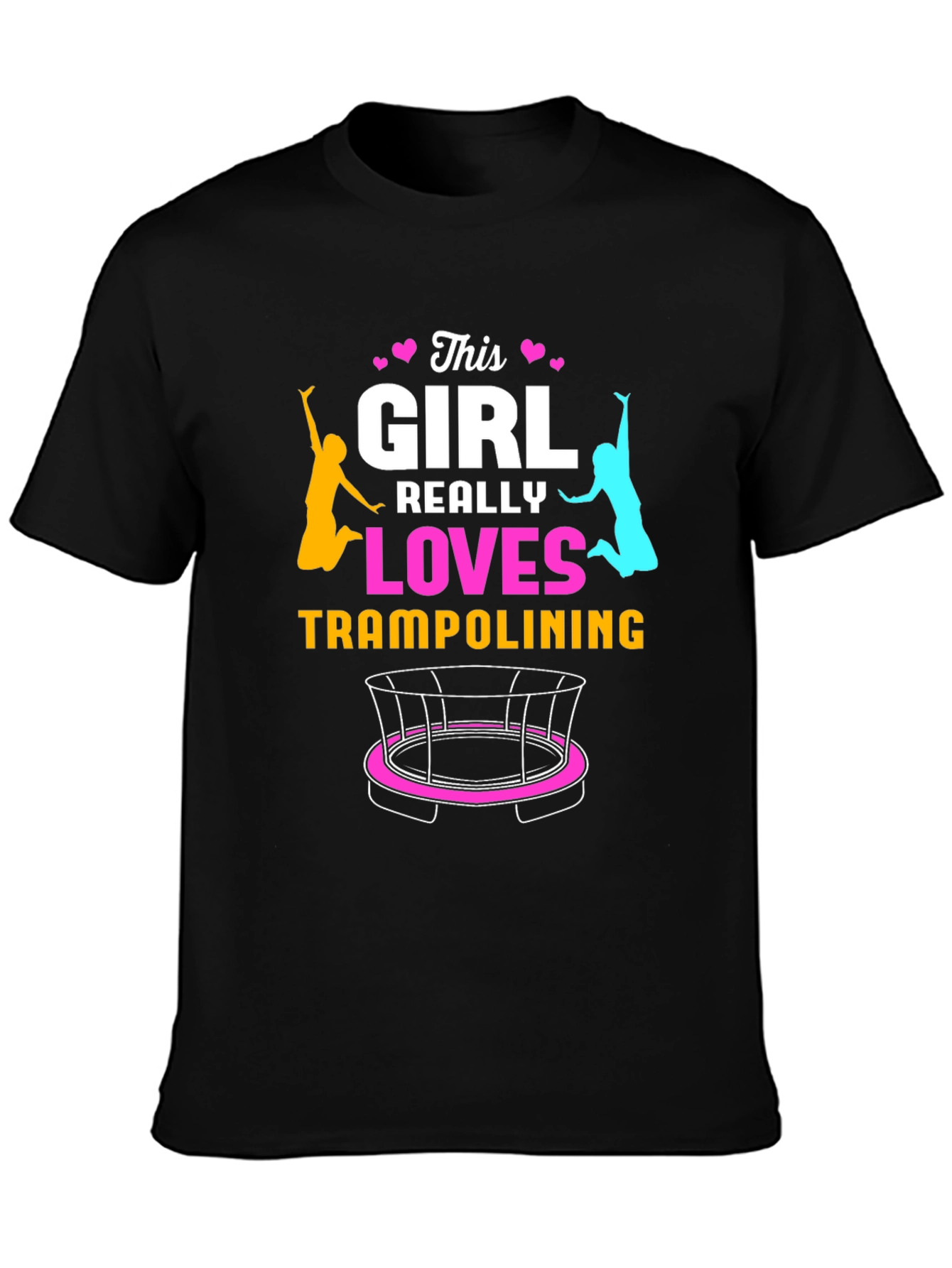 This Girl Loves Trampolining T-Shirt