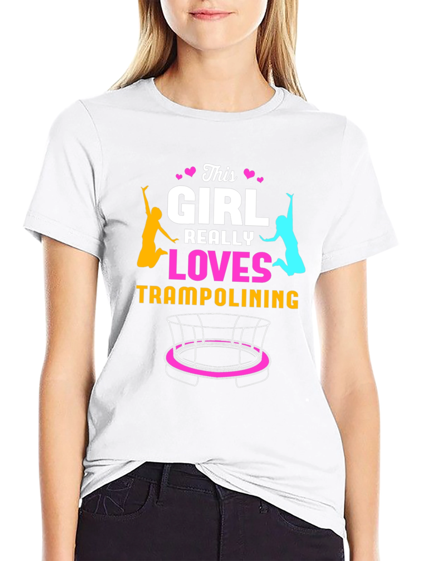 This Girl Loves Trampolining T-Shirt
