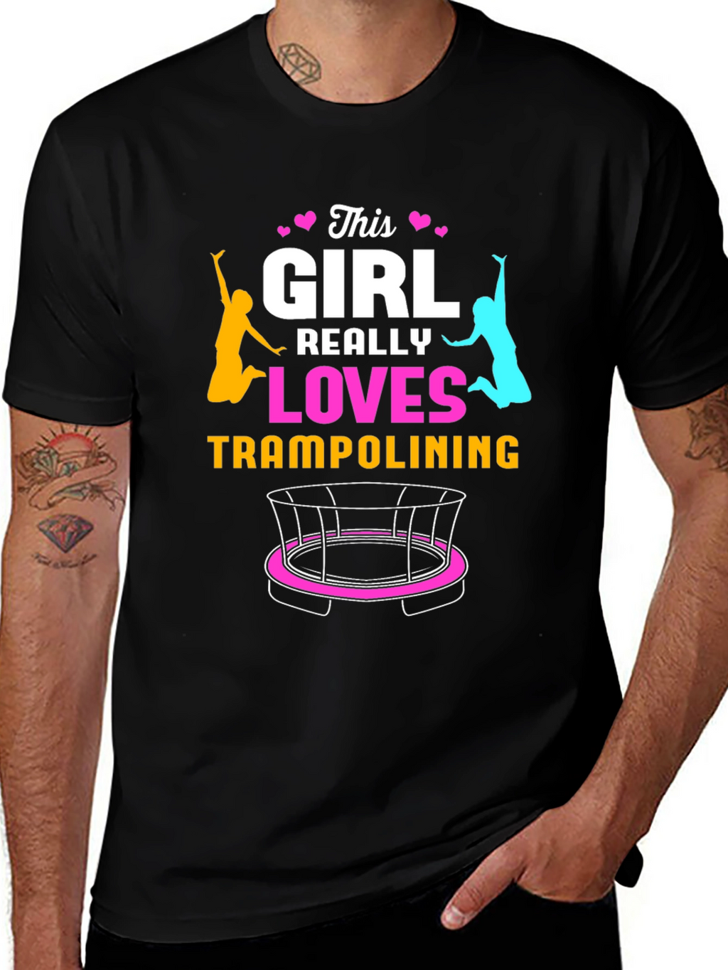 This Girl Loves Trampolining T-Shirt