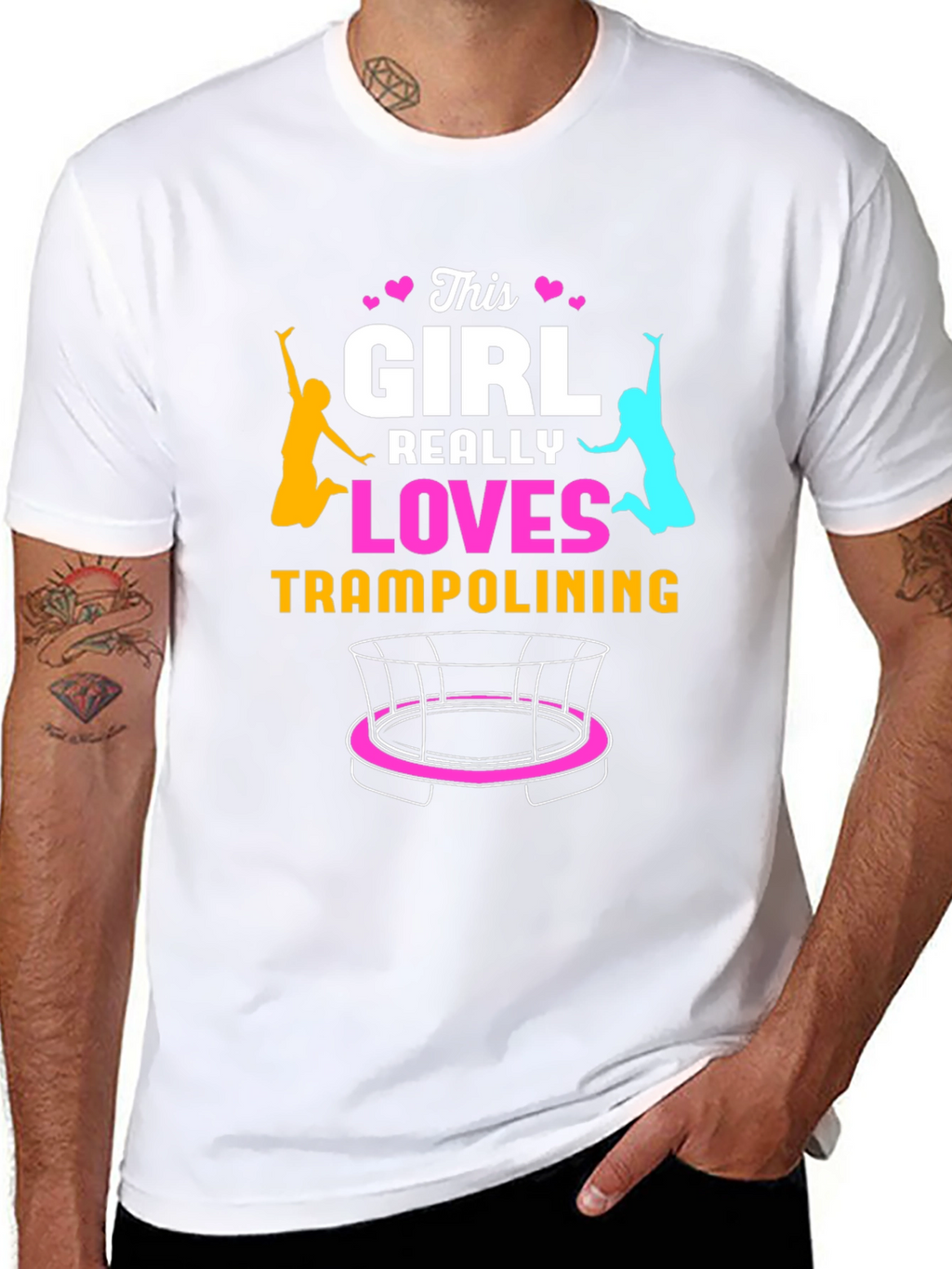 This Girl Loves Trampolining T-Shirt