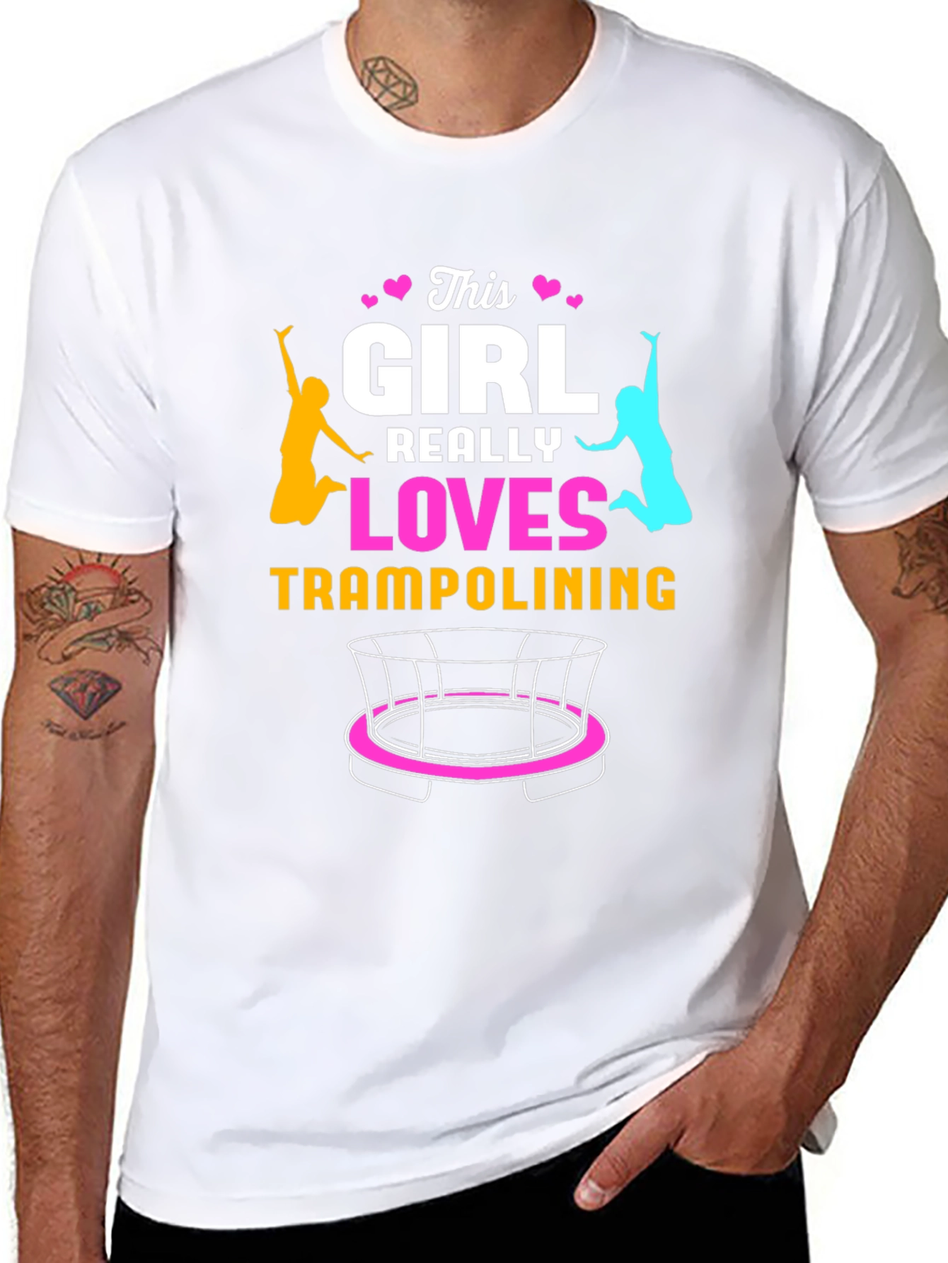 This Girl Loves Trampolining T-Shirt