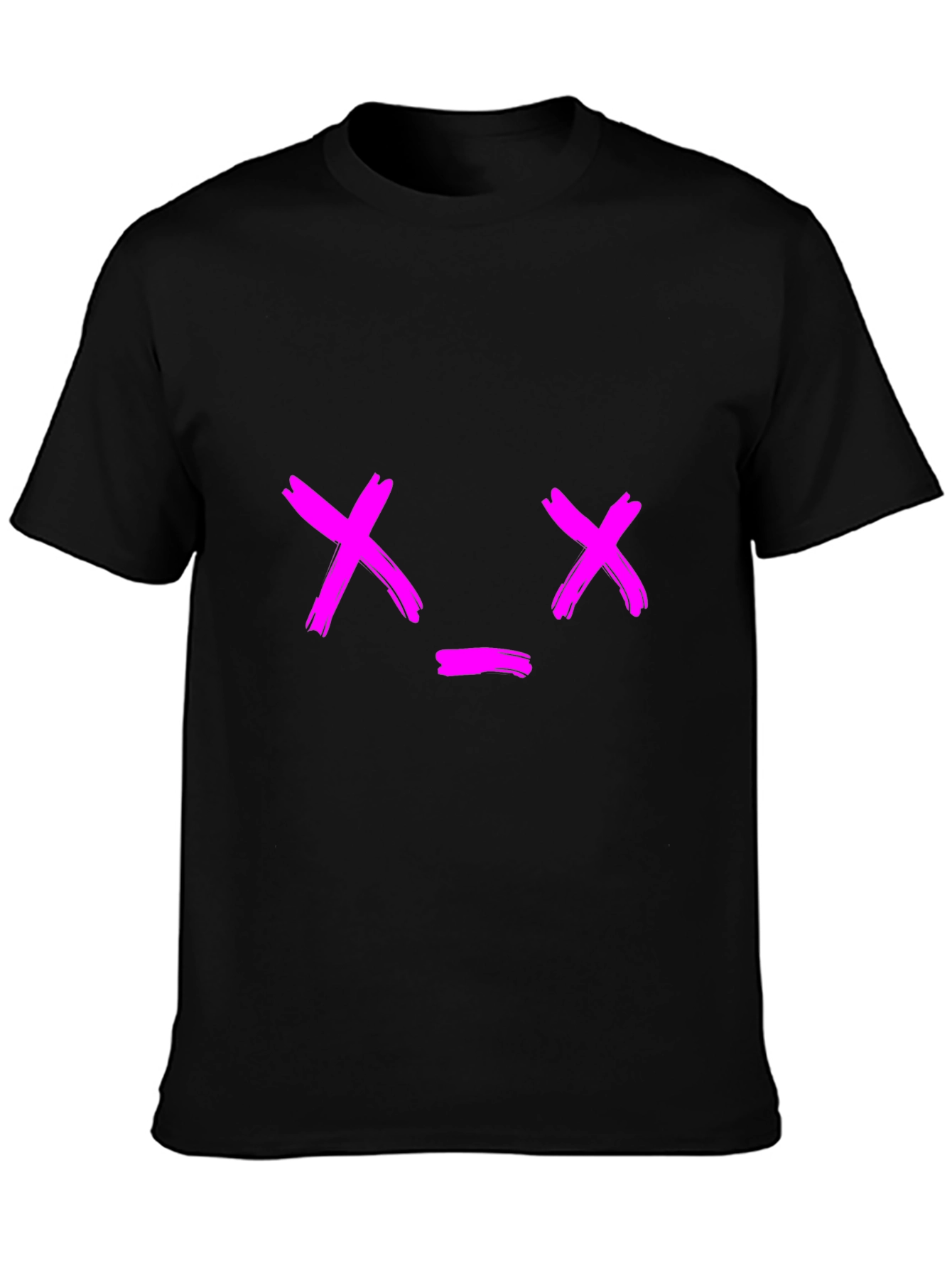 Black T-Shirt with Pink Dead Inside Graphic
