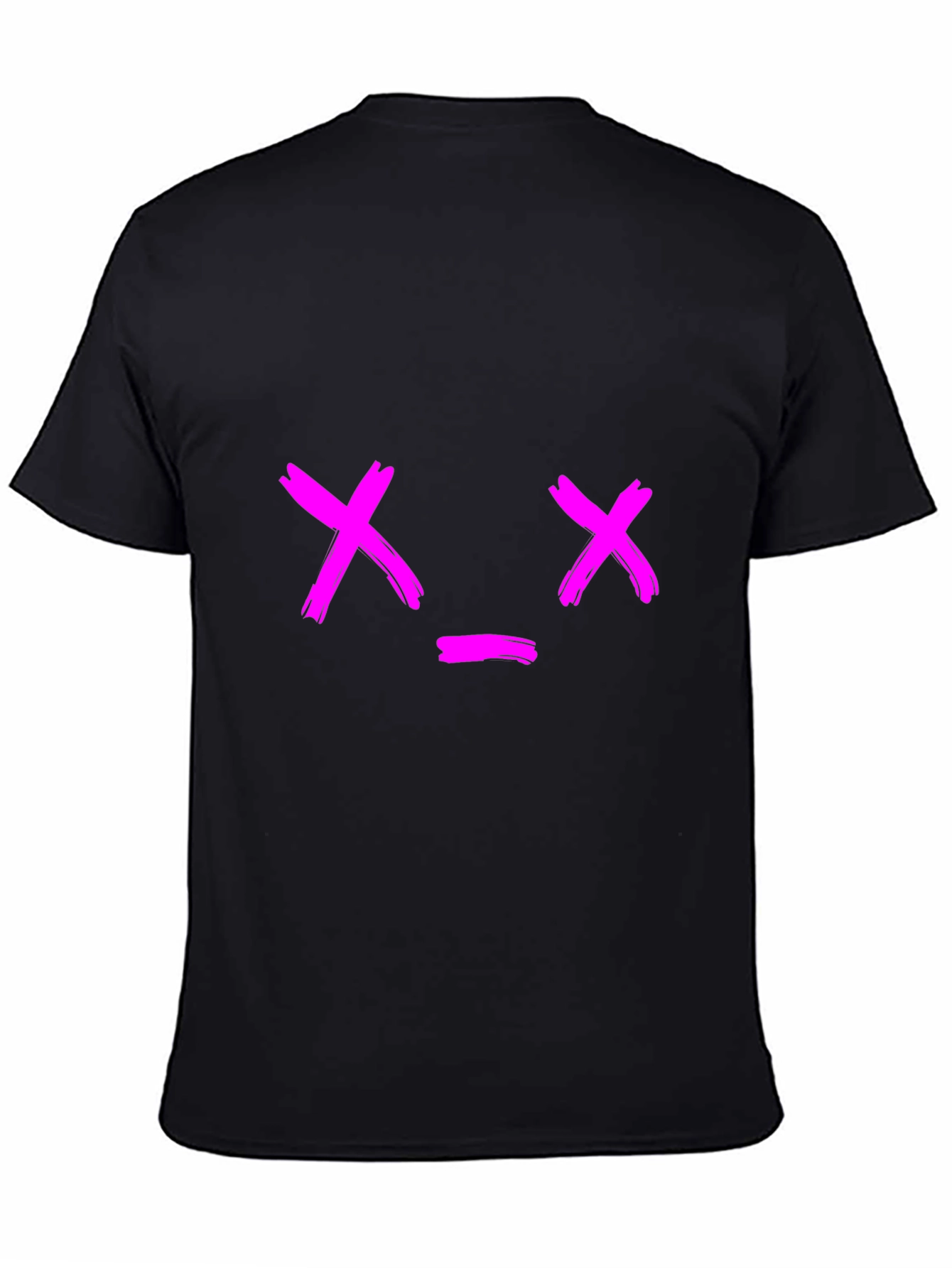 Black T-Shirt with Pink Dead Inside Graphic