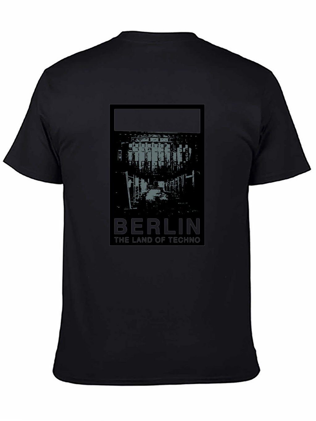 Berlin Techno Land Graphic Tee - Unisex Black T-Shirt