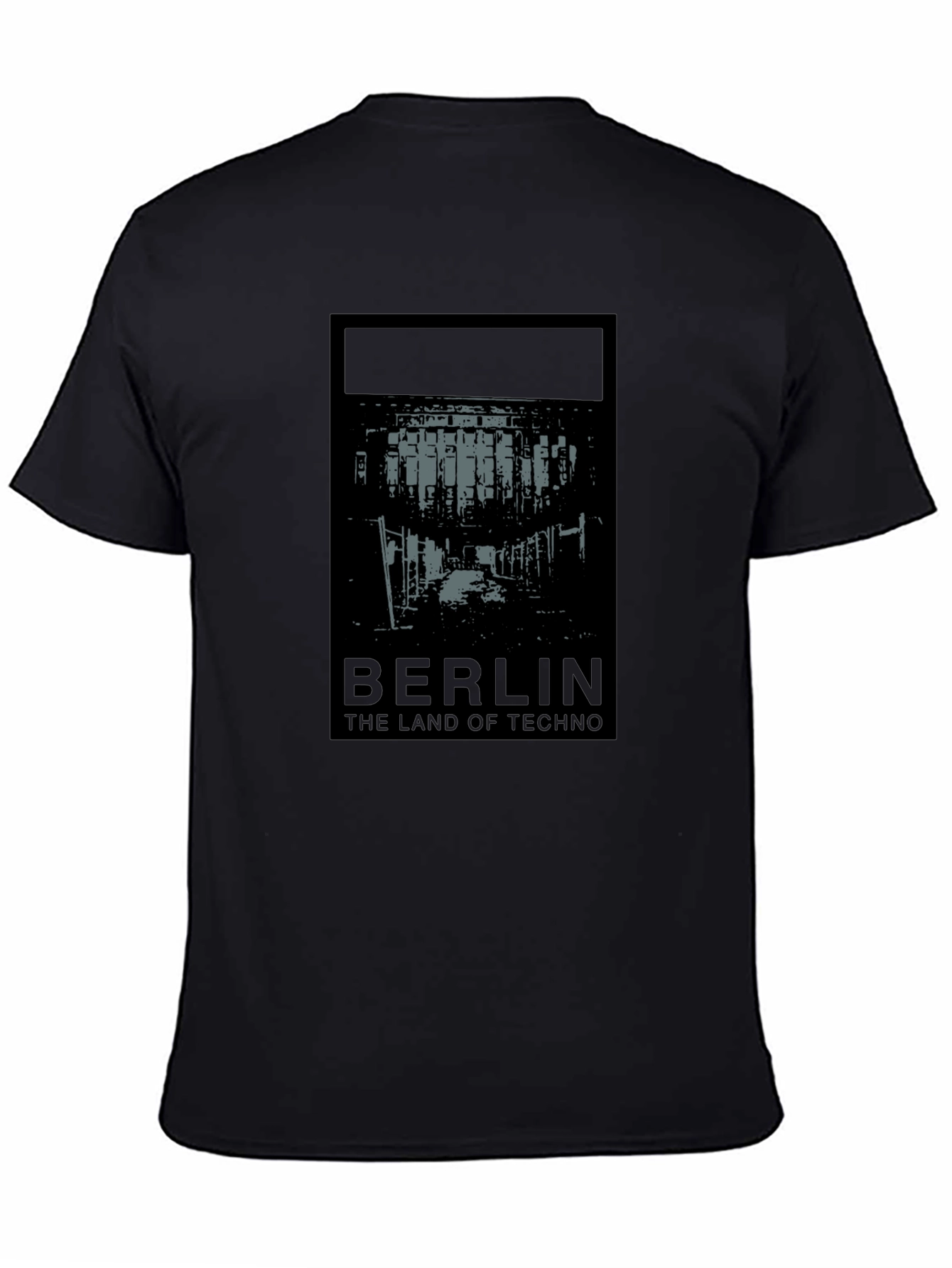 Berlin Techno Land Graphic Tee - Unisex Black T-Shirt
