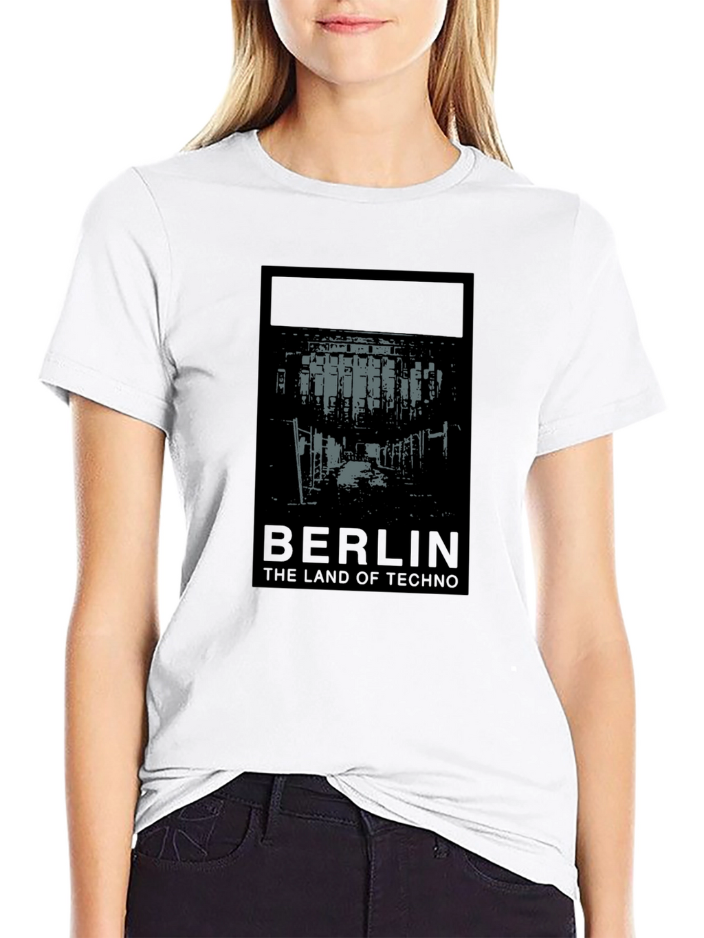 Berlin Techno Land Graphic Tee - Unisex Black T-Shirt
